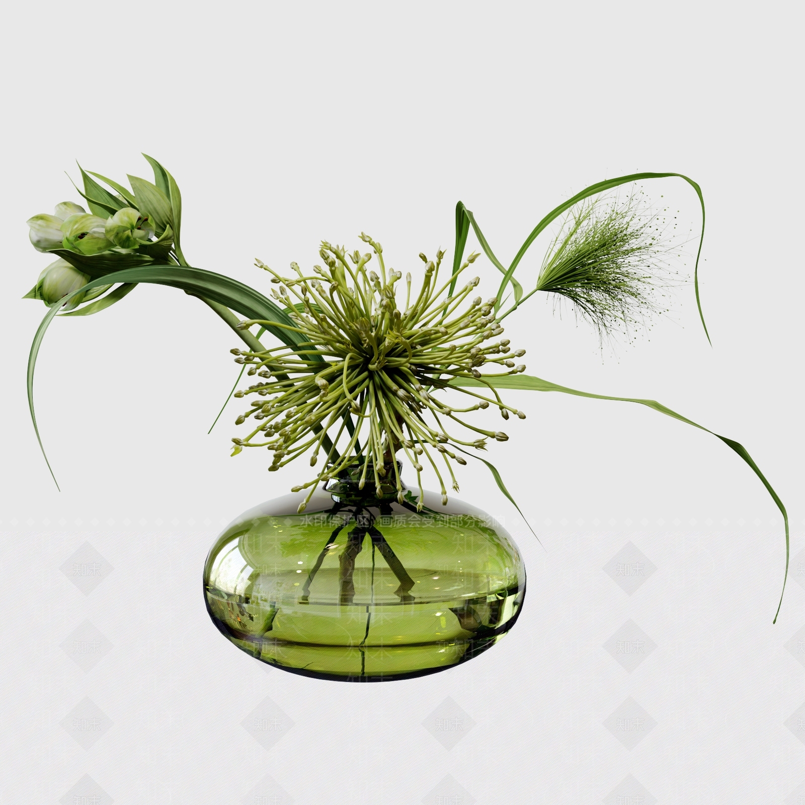 现代花艺3D模型下载【ID:1188325243】