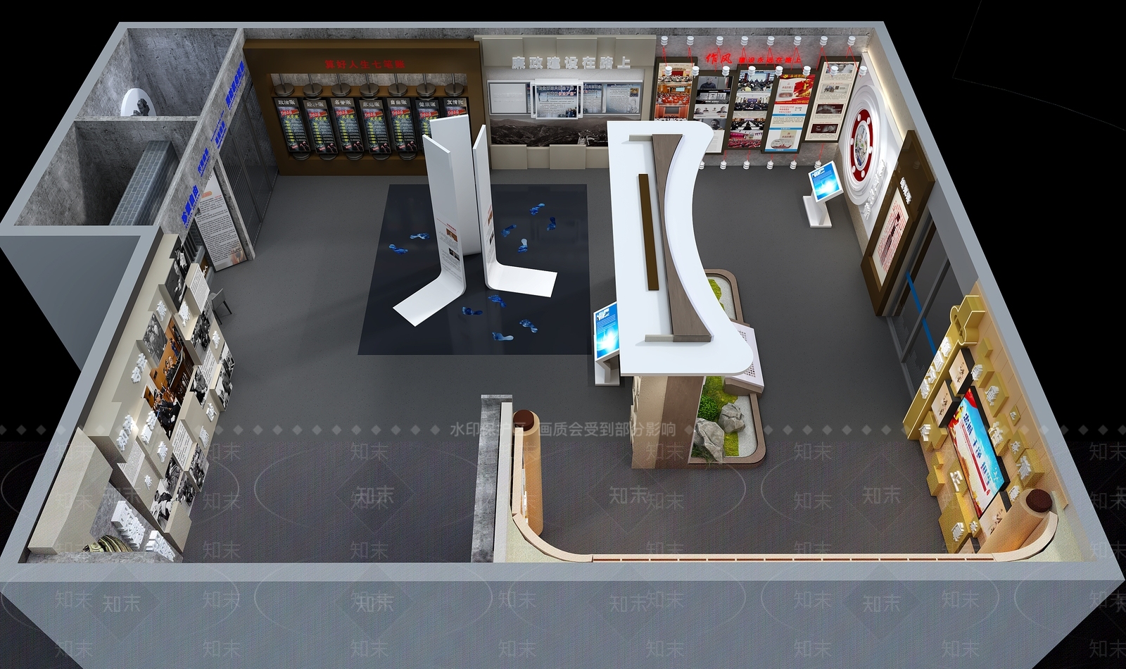 现代其他文化空间SU模型下载【ID:1188336483】