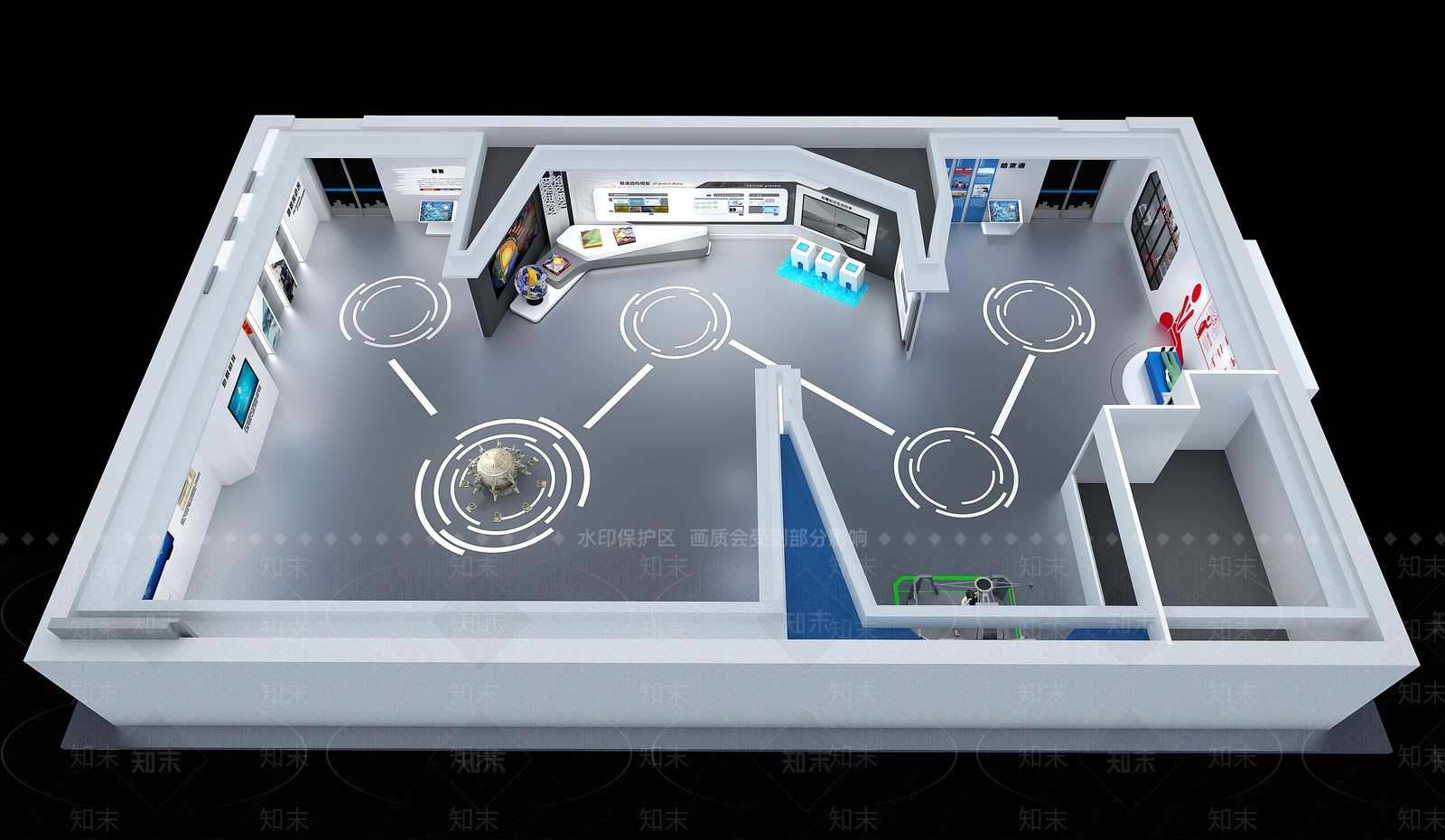 现代其他文化空间SU模型下载【ID:1188340493】