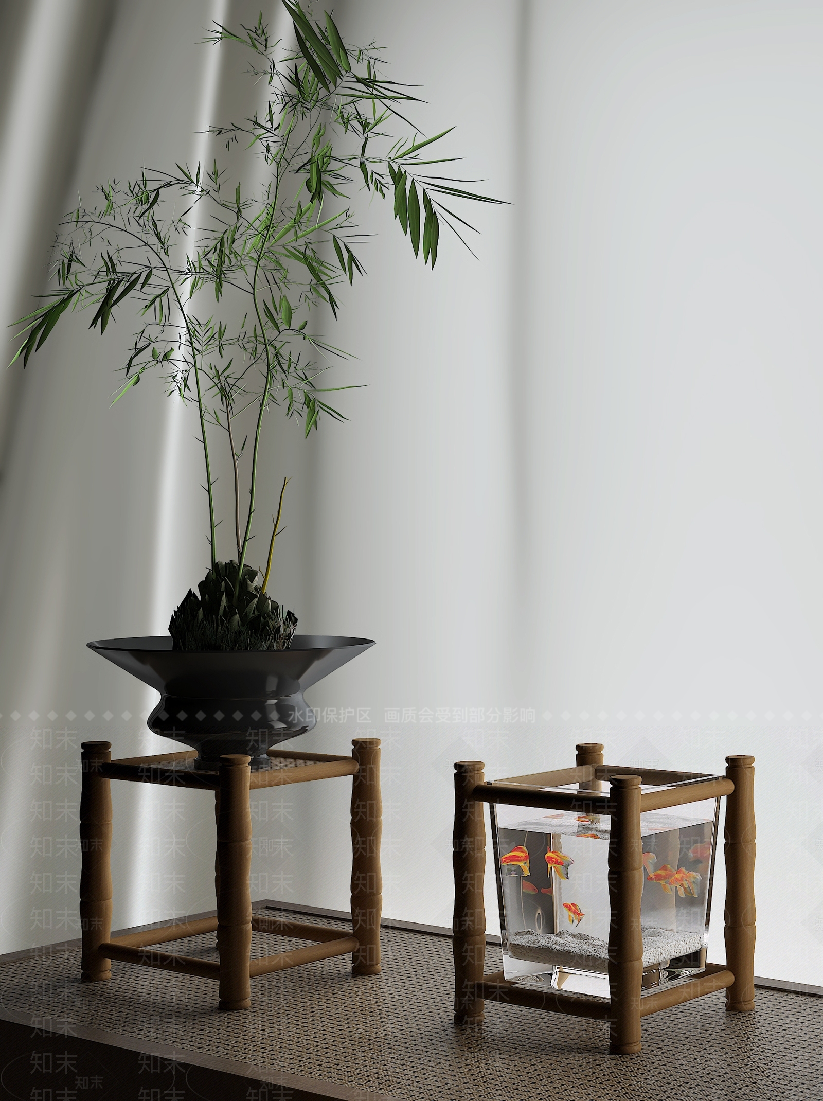 竹子SU模型下载【ID:1188341842】