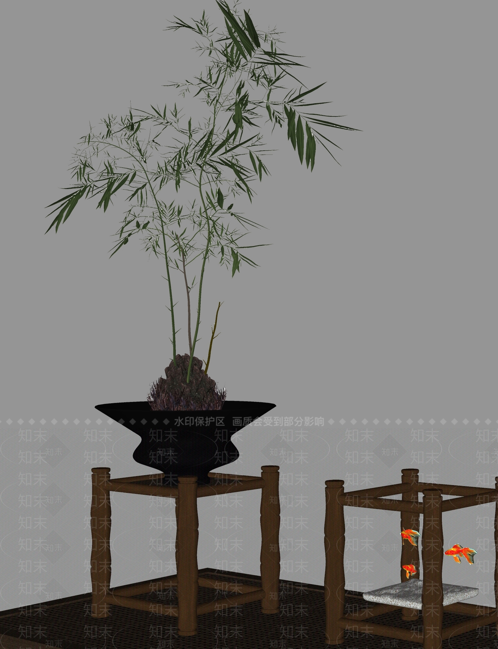 竹子SU模型下载【ID:1188341842】