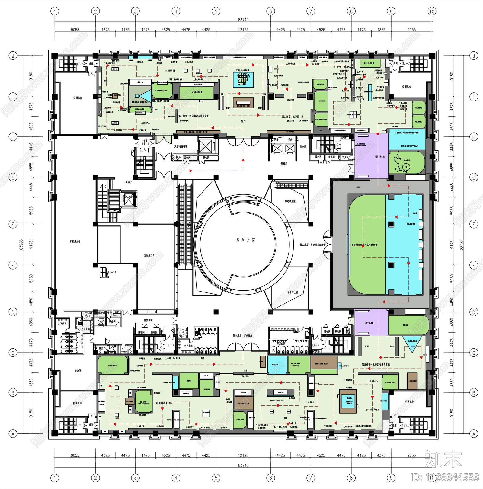 文化展厅施工图下载【ID:1188344553】