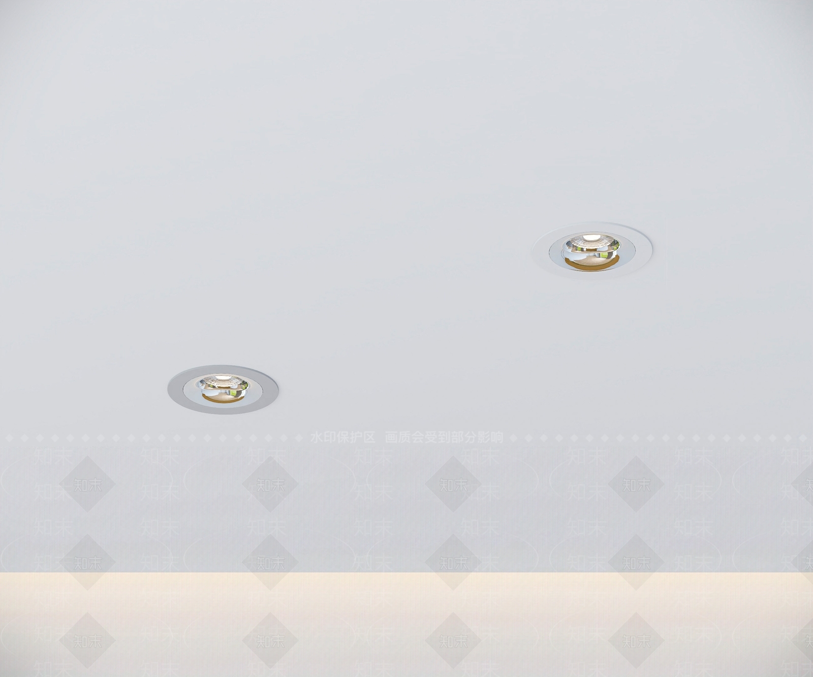 现代简约筒灯3D模型下载【ID:1188347054】