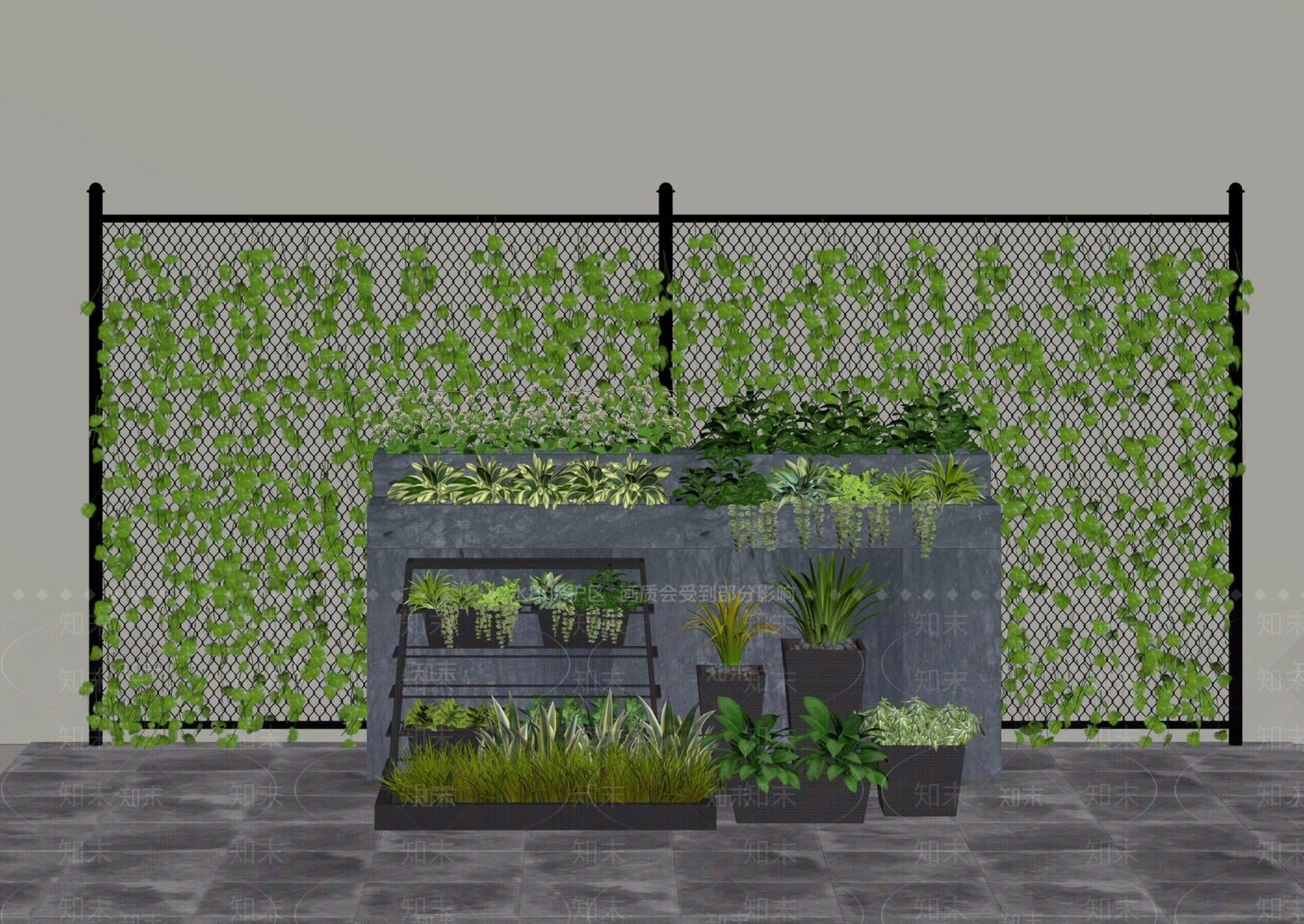 盆栽SU模型下载【ID:1188347214】