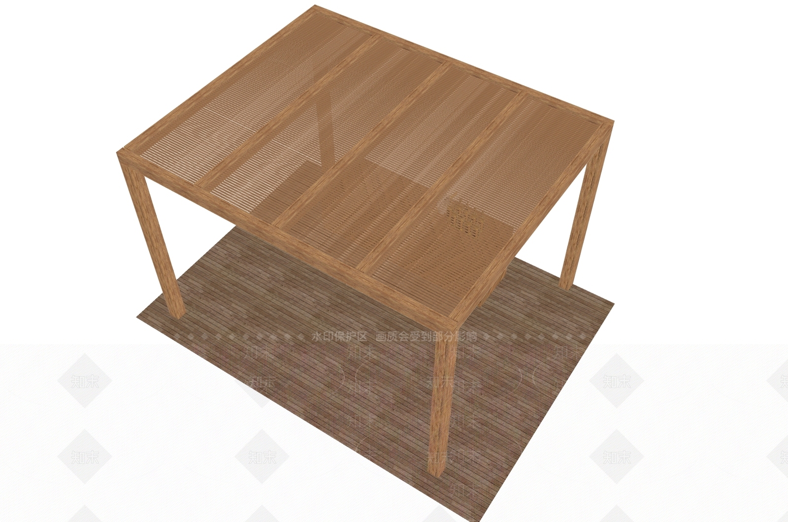 现代亭子SU模型下载【ID:1188347720】