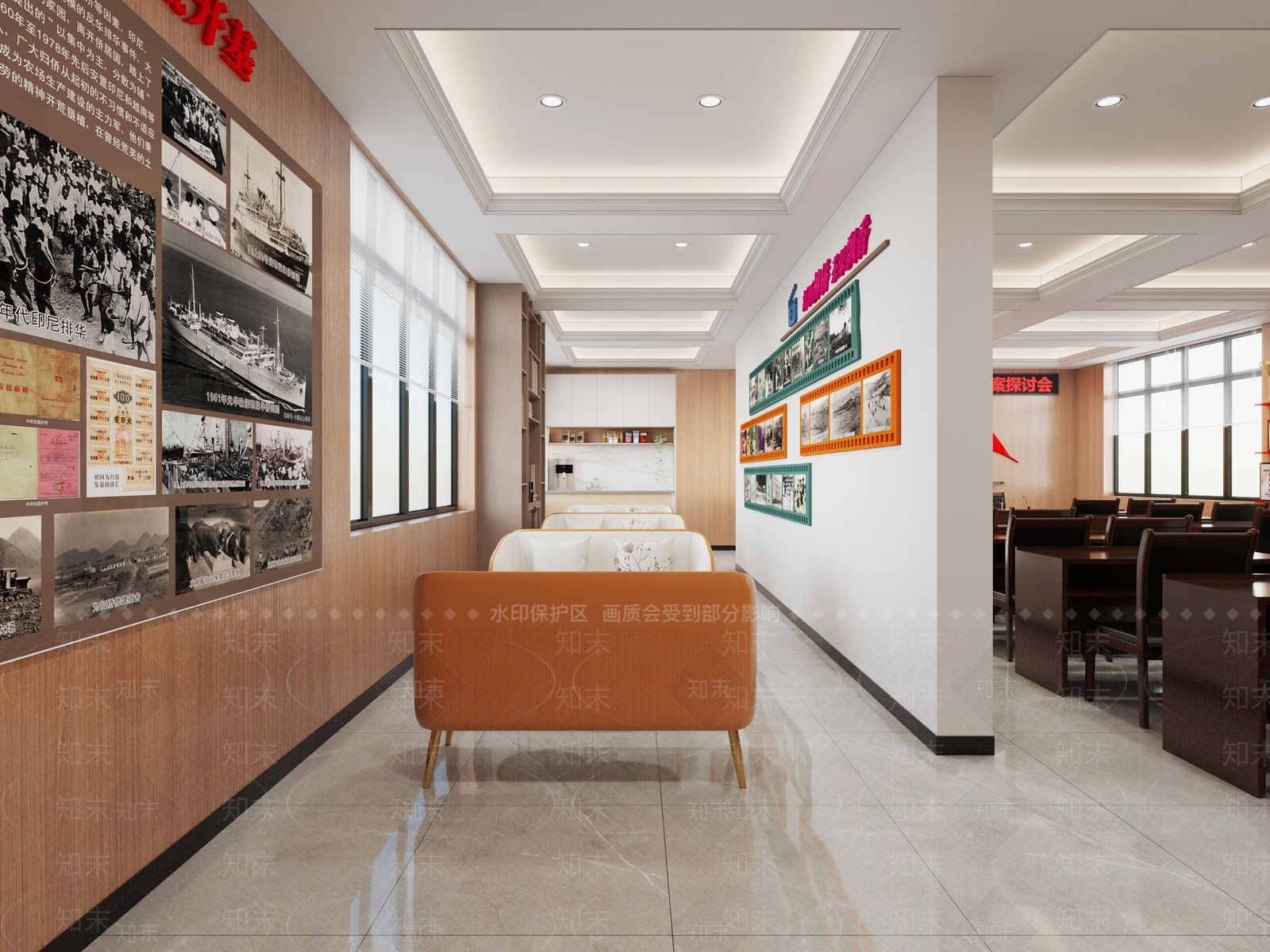 现代会议室3D模型下载【ID:1188348399】