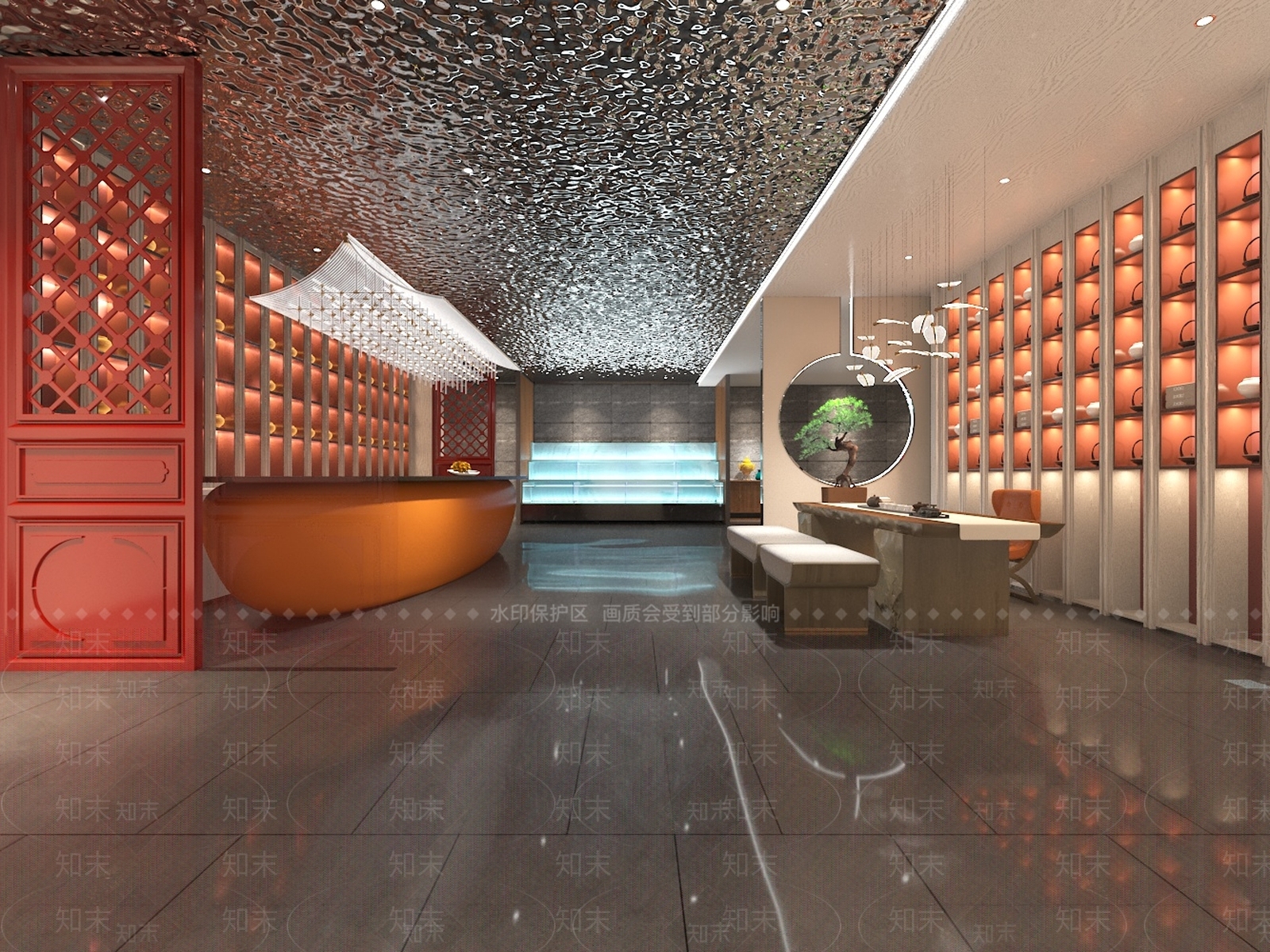 现代前台3D模型下载【ID:1188357579】
