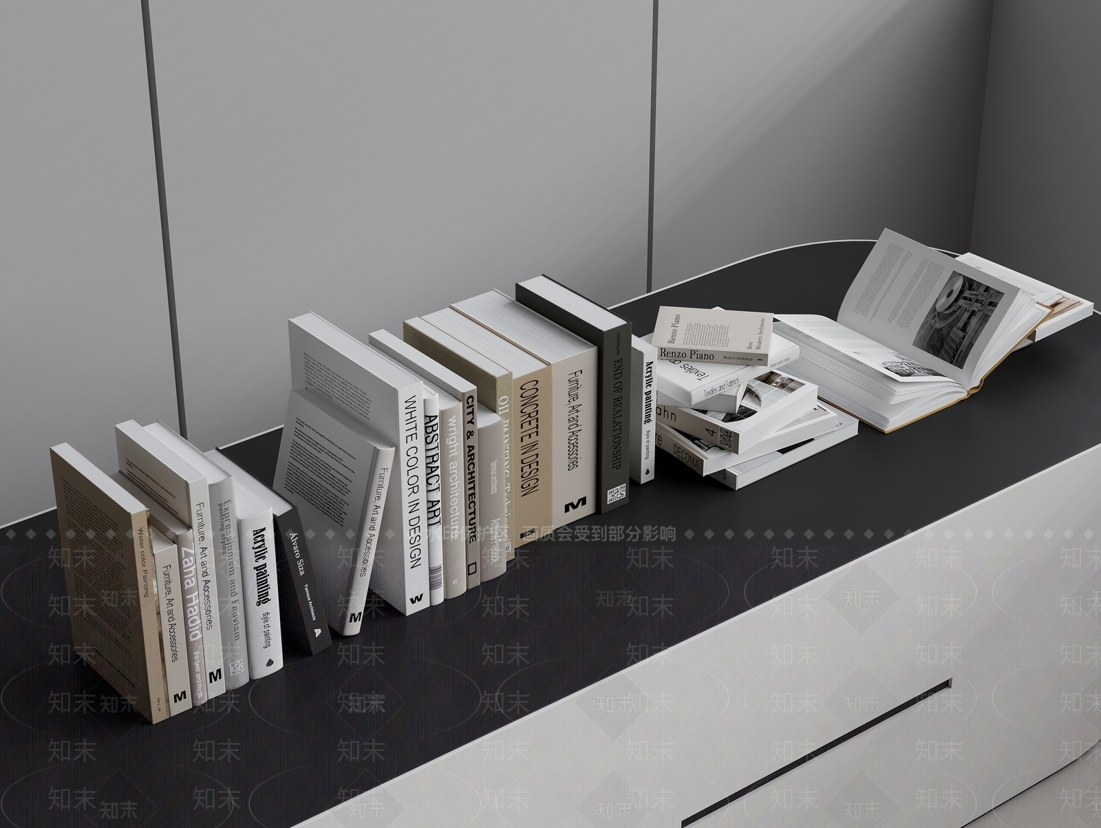 书籍3D模型下载【ID:1188358143】