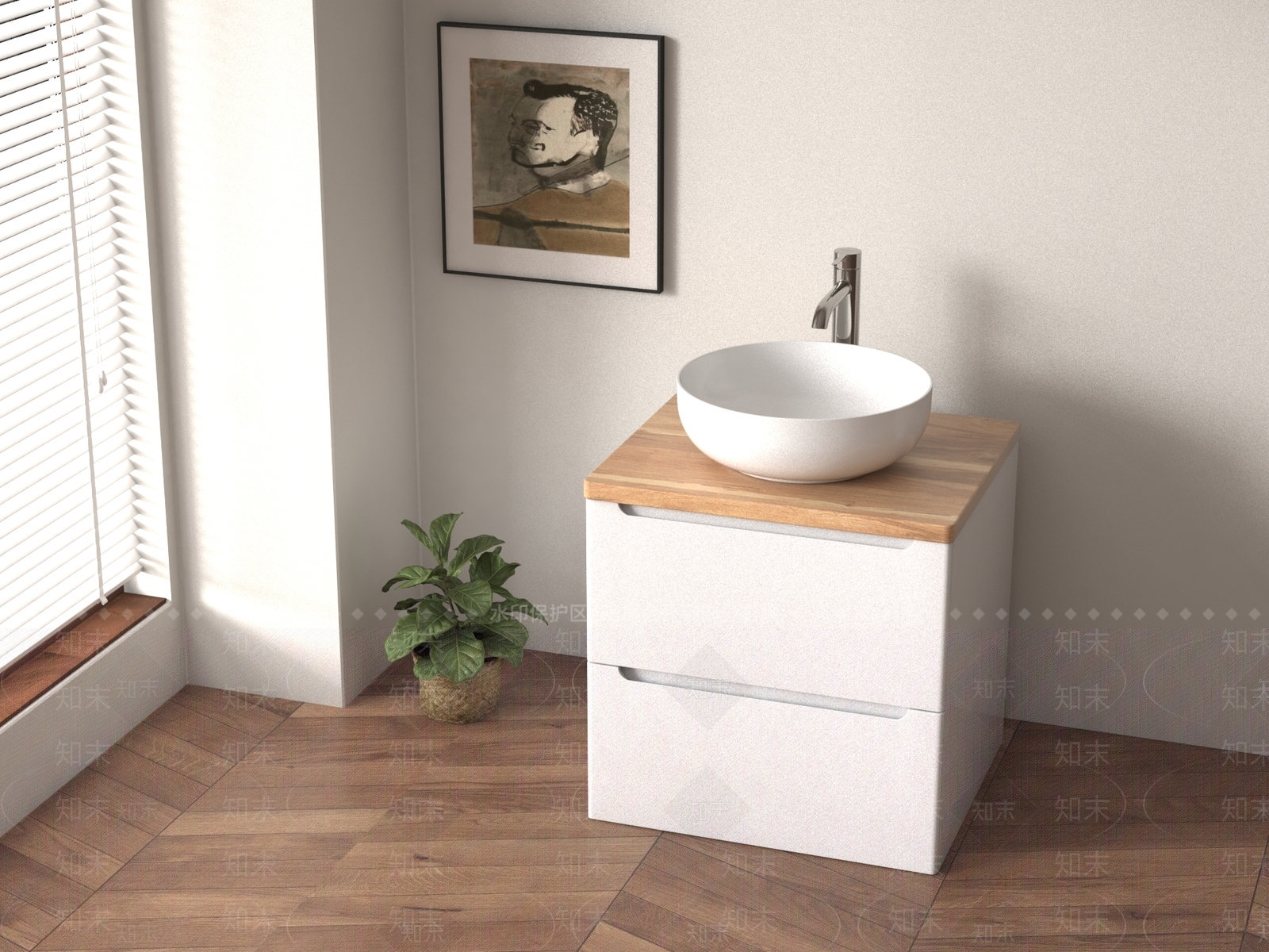 洗手台3D模型下载【ID:1188363053】