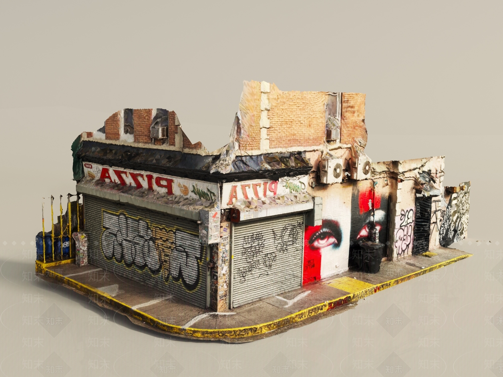 现代景墙3D模型下载【ID:1188366748】