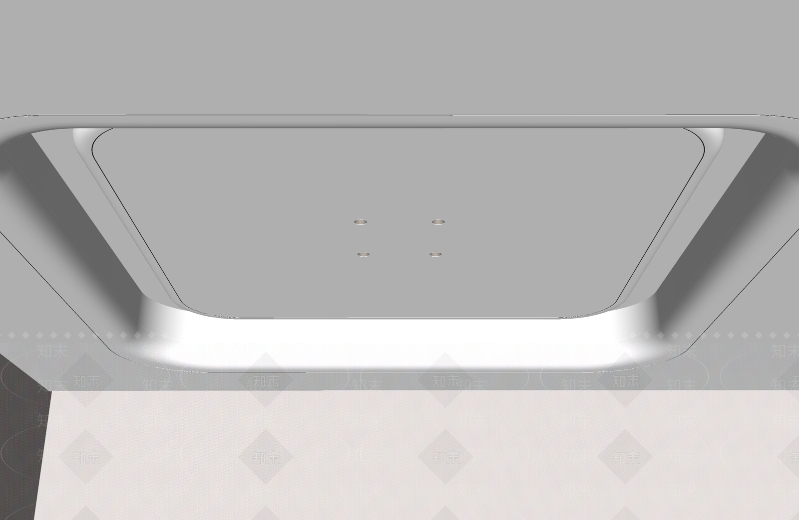 现代吊顶SU模型下载【ID:1188370693】
