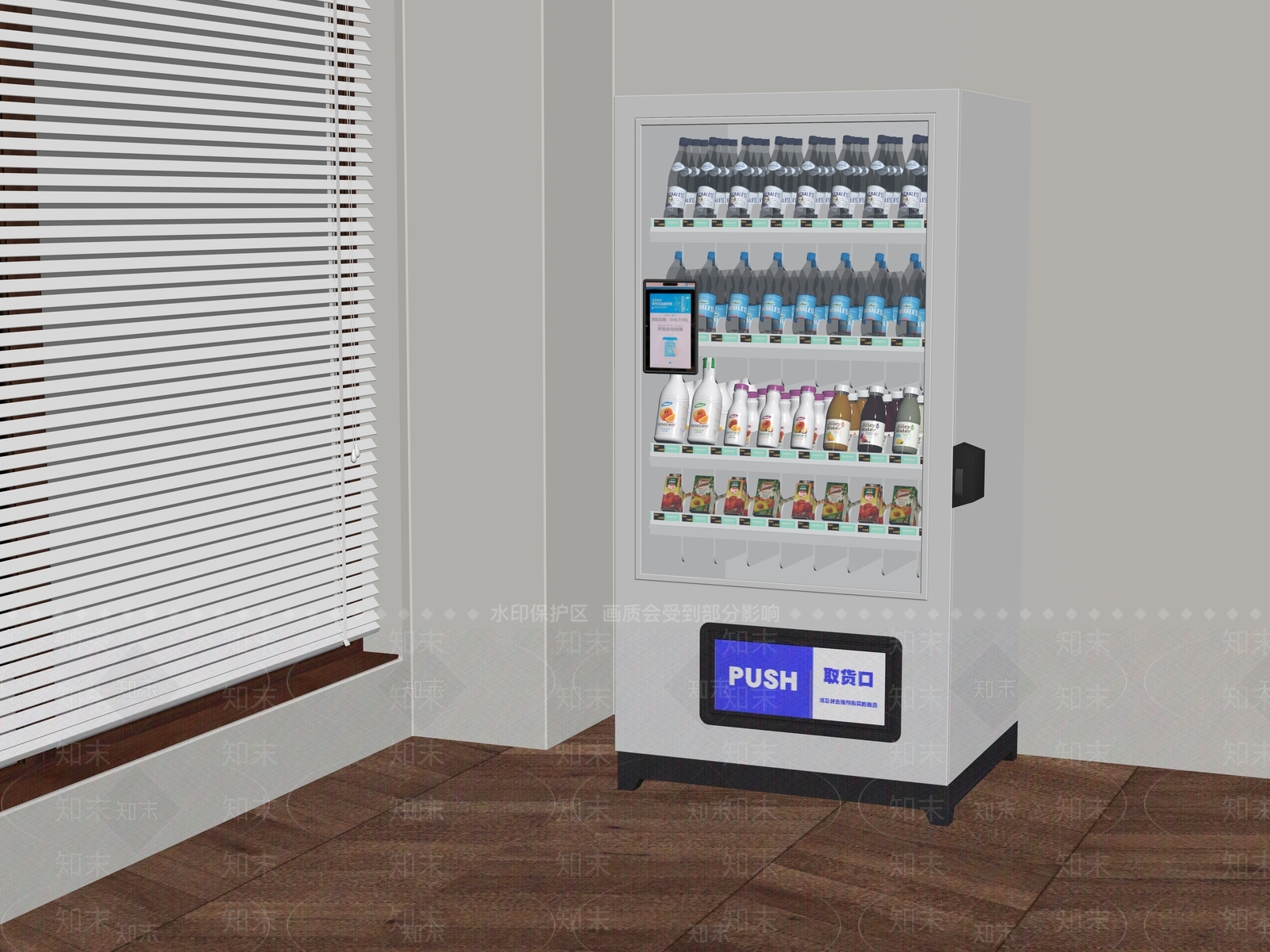 自动售卖机SU模型下载【ID:1188385687】