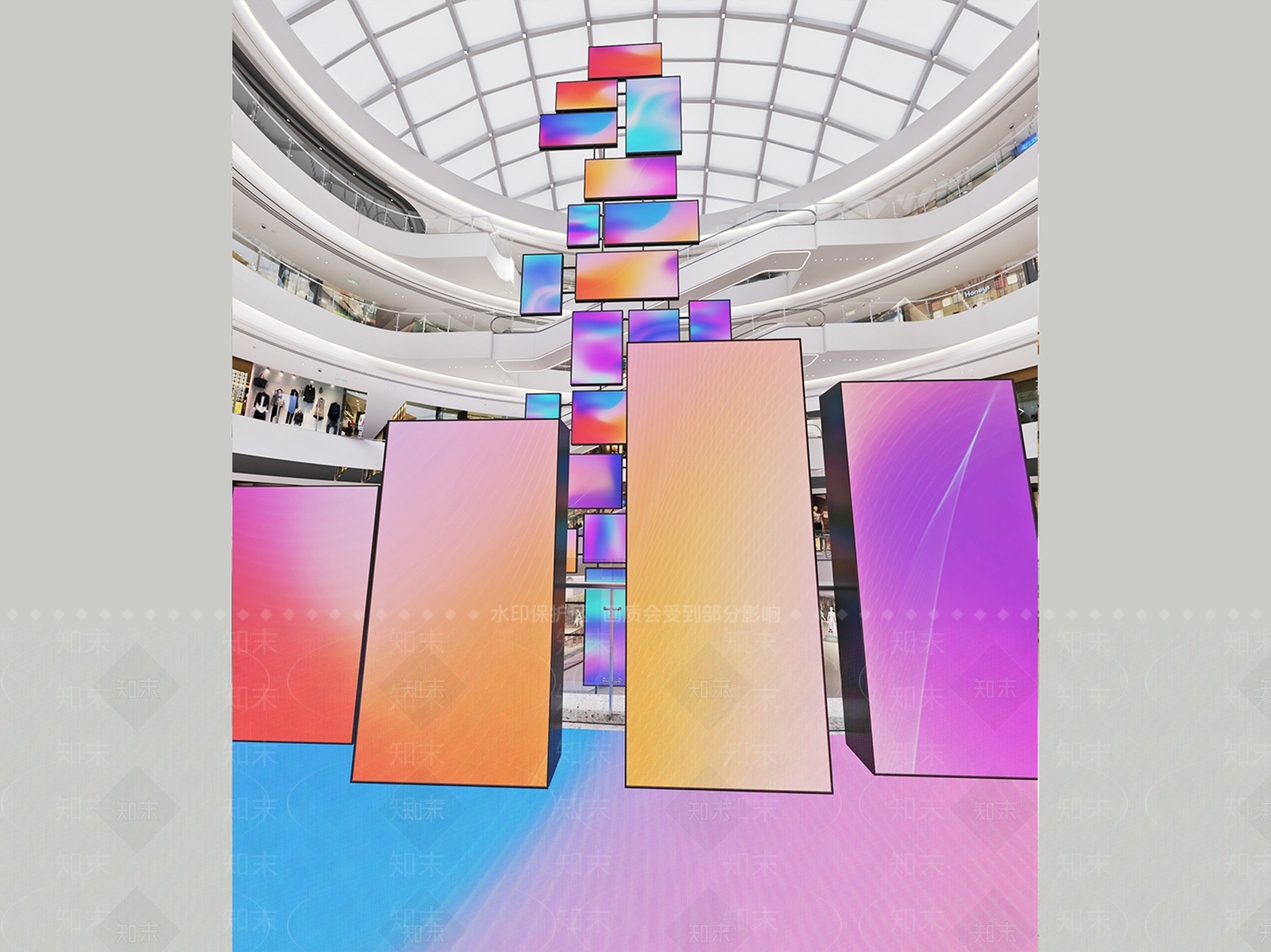 现代简约商场3D模型下载【ID:1188386371】