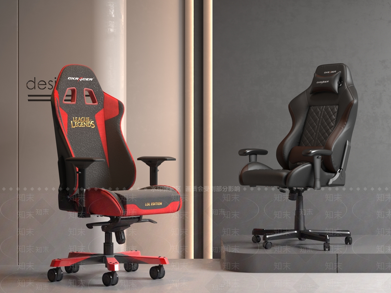 现代办公椅3D模型下载【ID:1188386937】