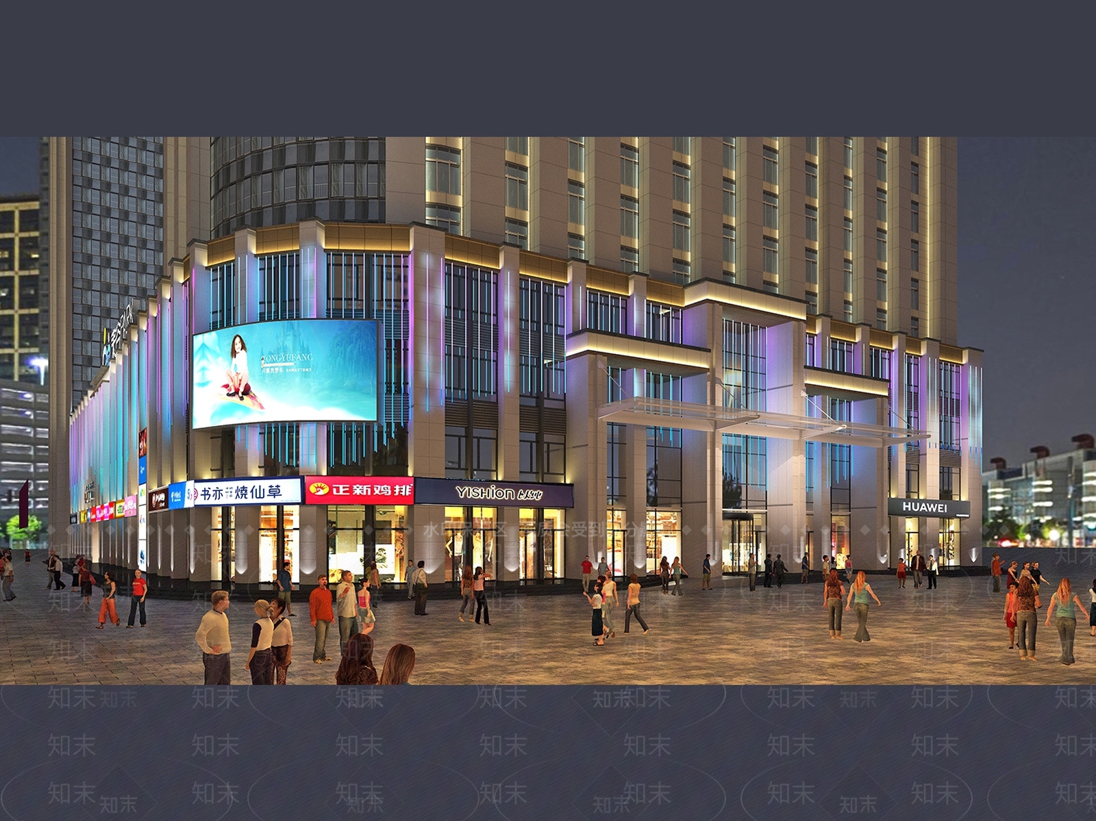 现代极简商场3D模型下载【ID:1188388025】