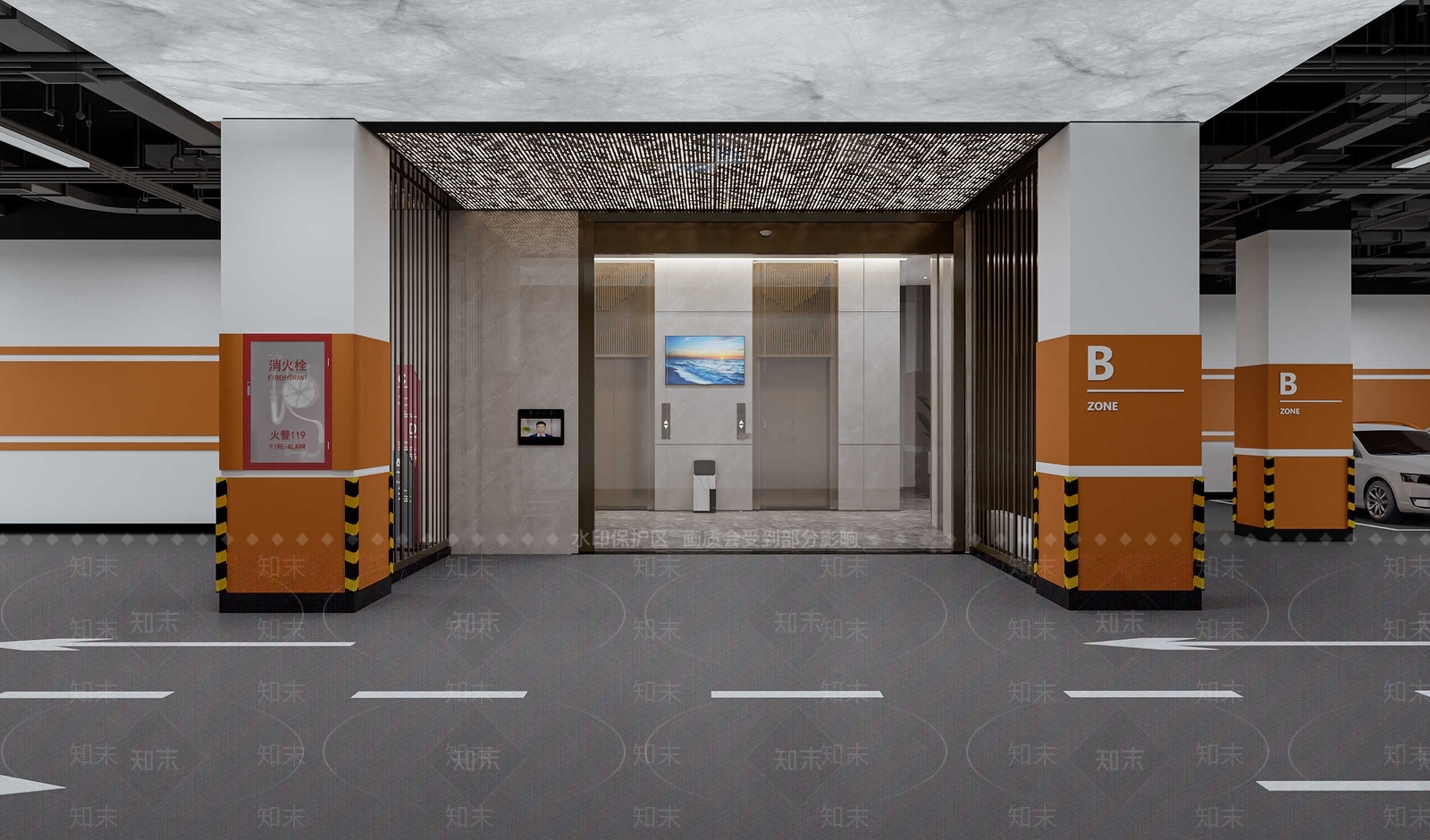 现代其他通用空间3D模型下载【ID:1188398646】