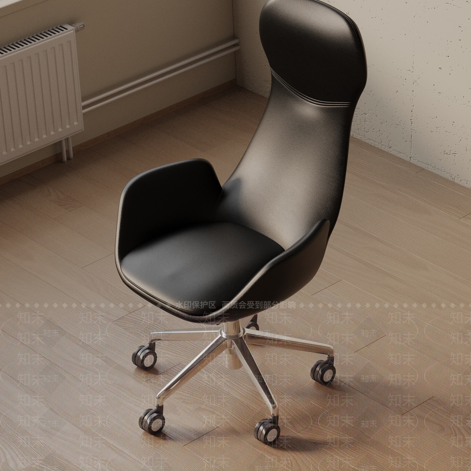 现代办公椅3D模型下载【ID:1188401835】