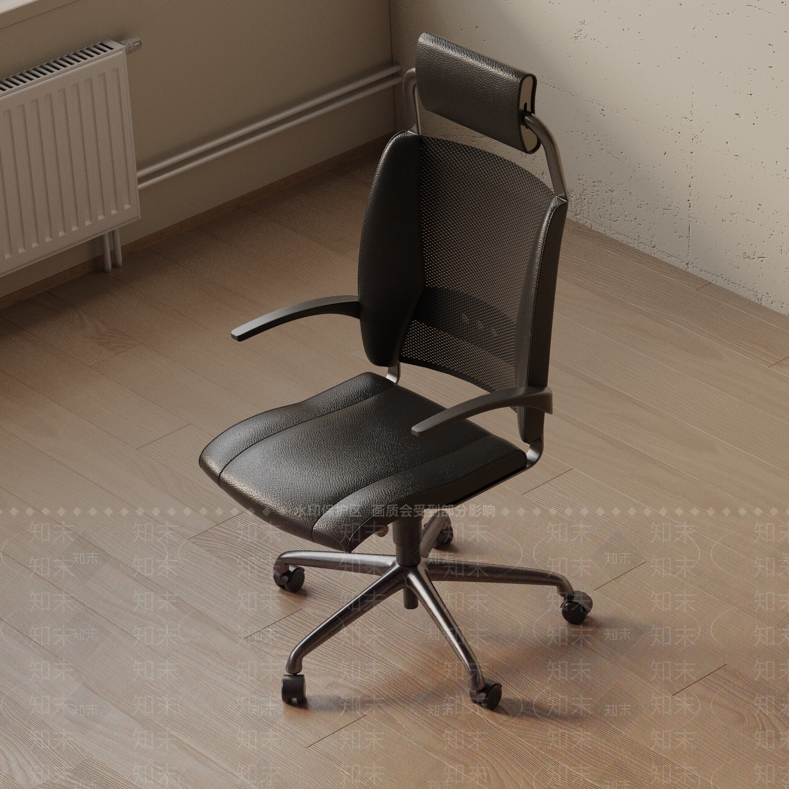 现代办公椅3D模型下载【ID:1188404724】