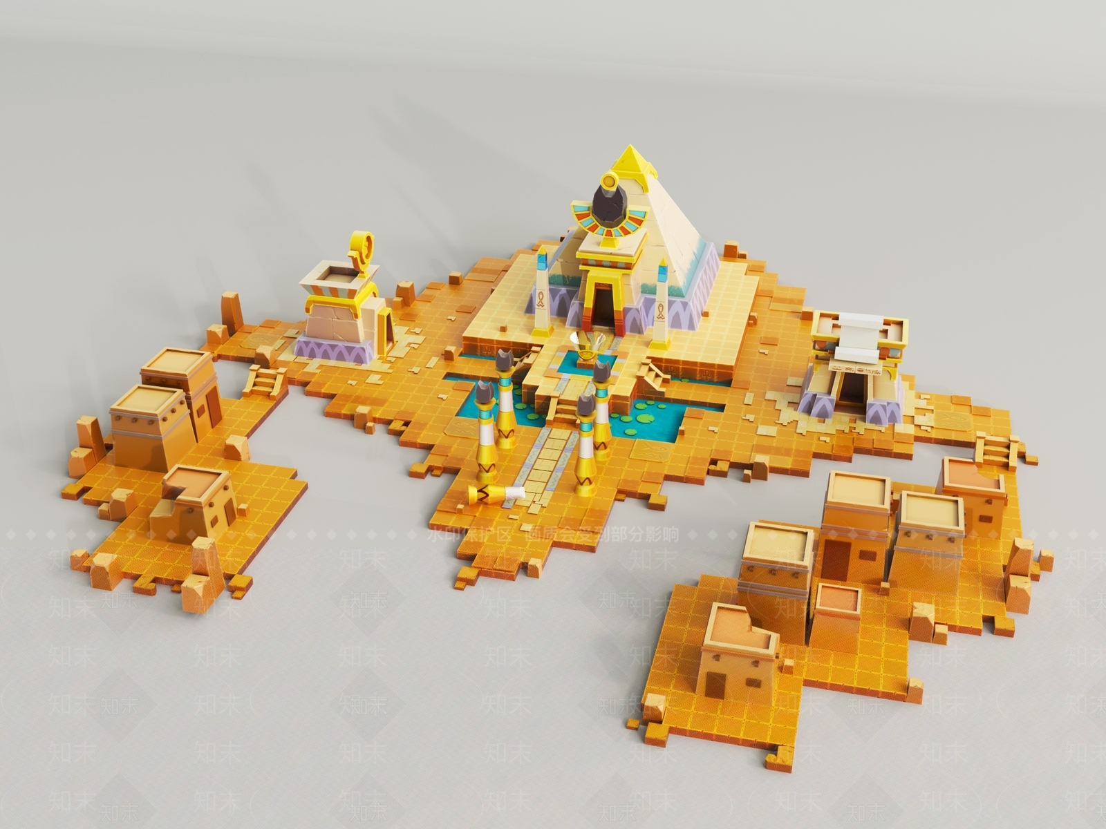 欧式古建3D模型下载【ID:1188406186】