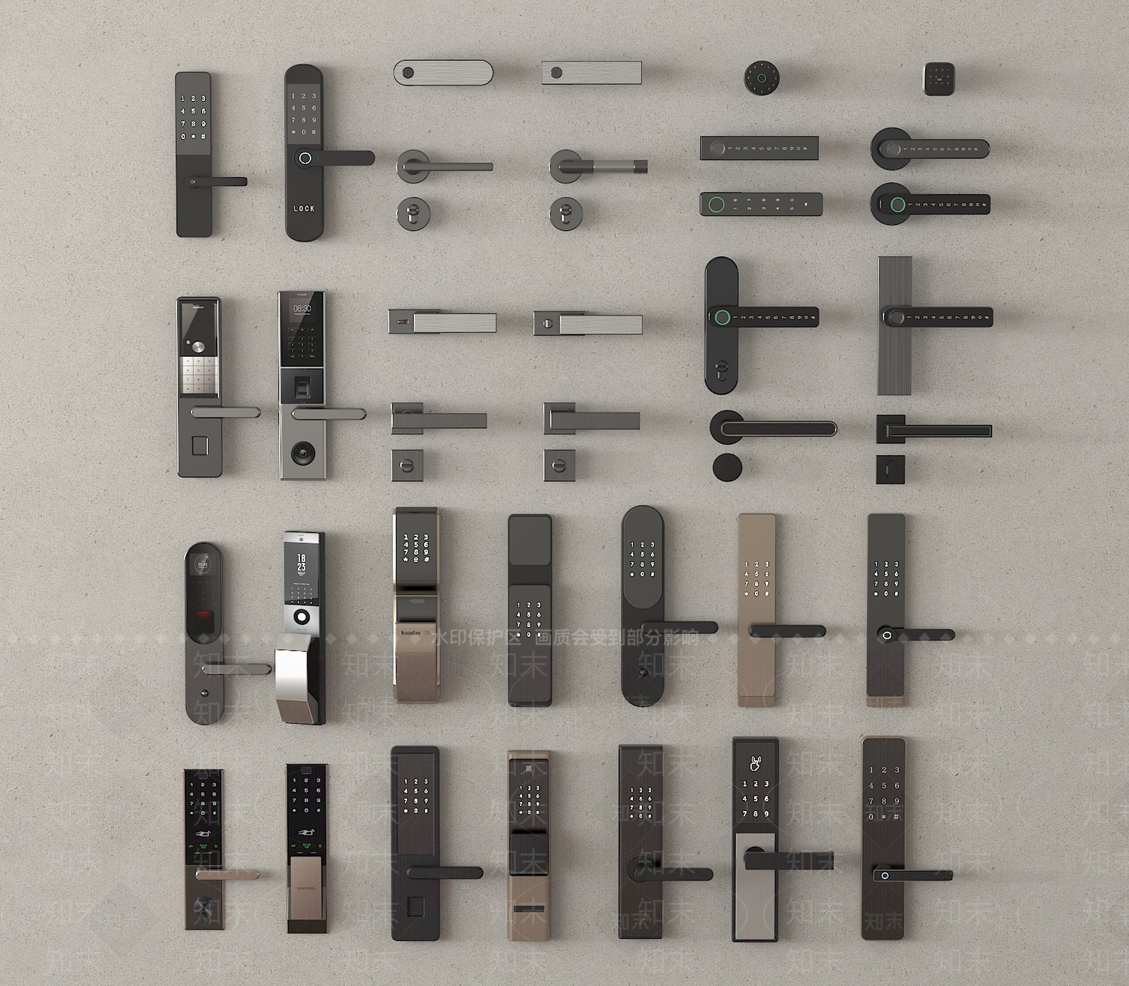 锁SU模型下载【ID:1188406576】