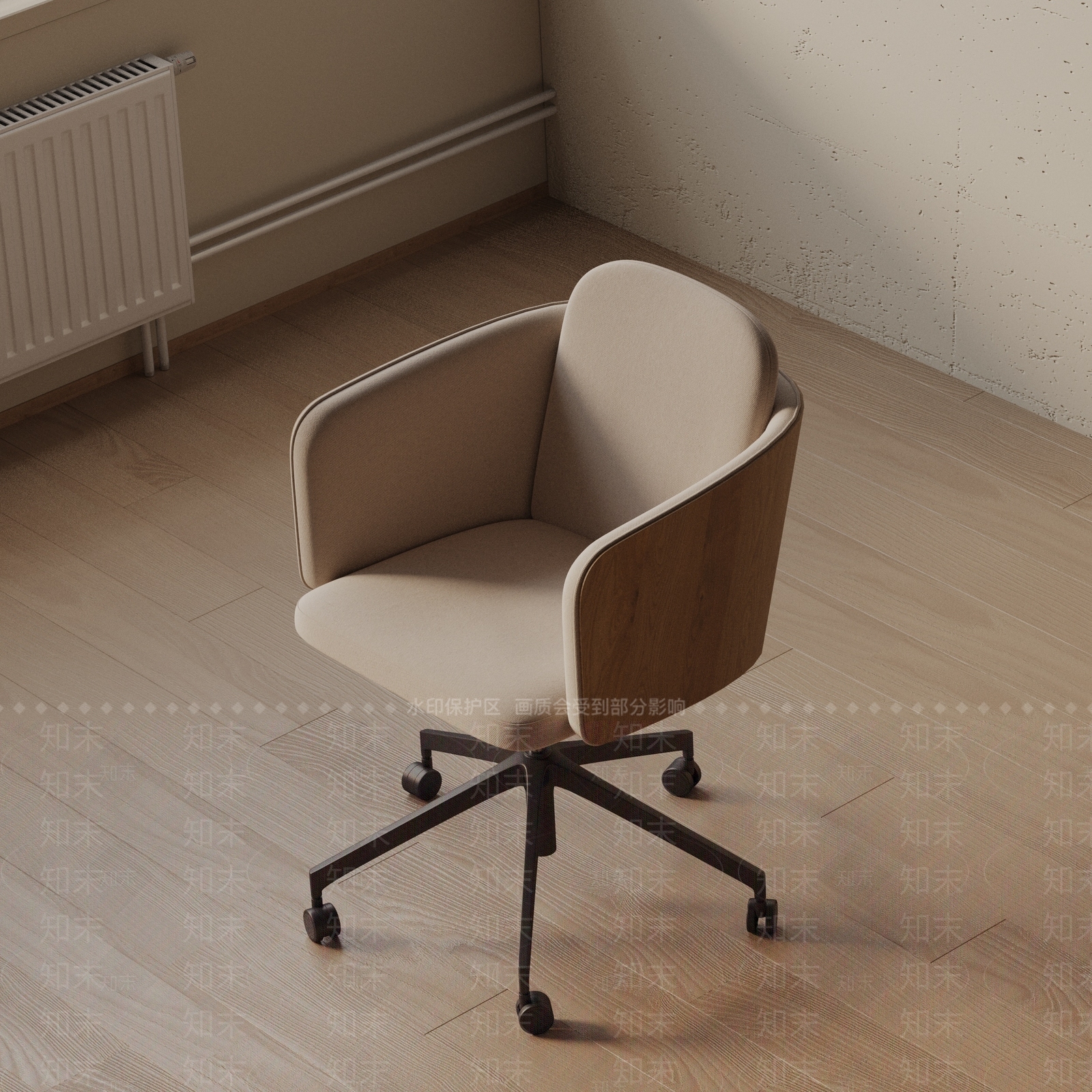 现代办公椅3D模型下载【ID:1188407192】