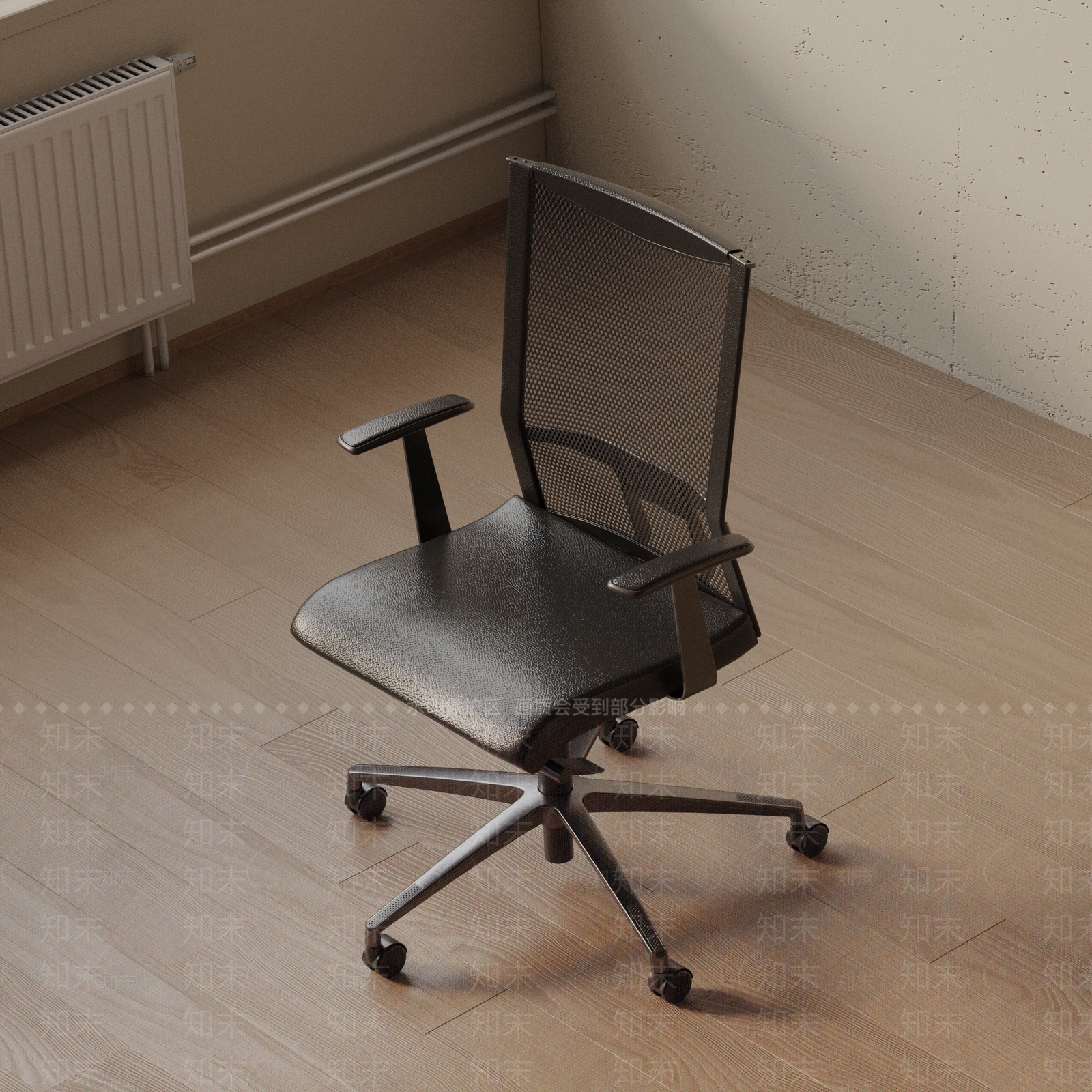 现代办公椅3D模型下载【ID:1188407434】