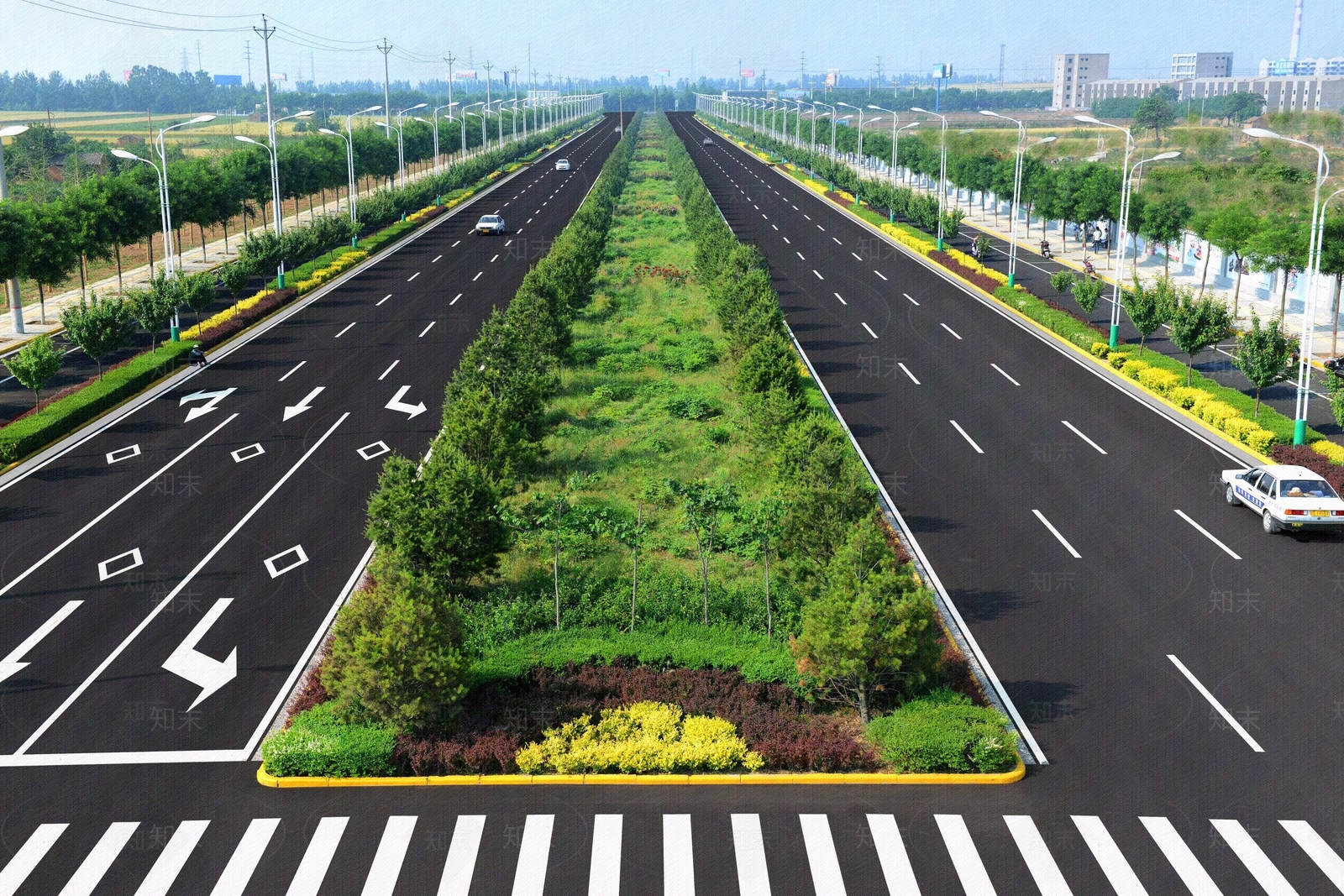 现代街道外景贴图下载【ID:1188409419】