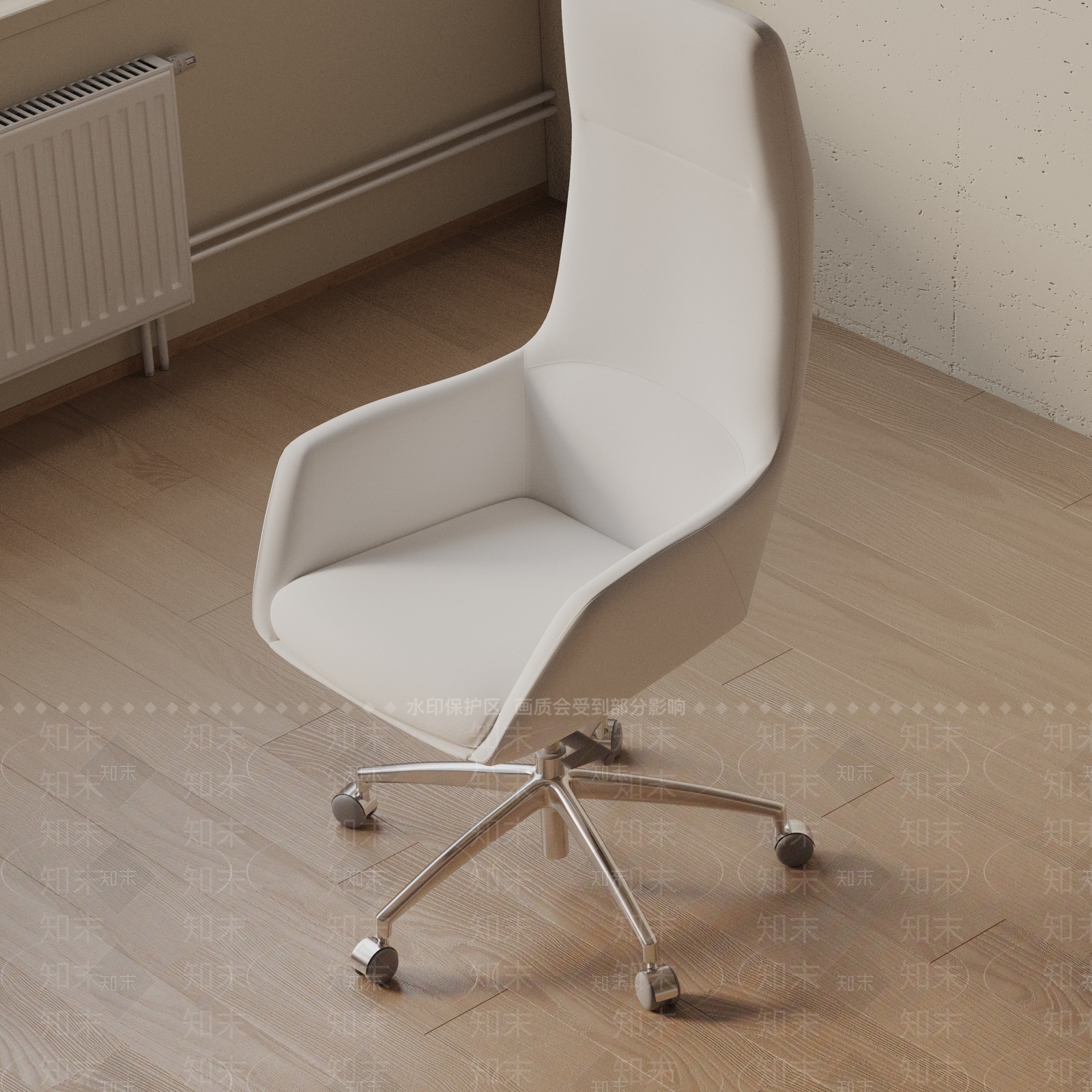 现代办公椅3D模型下载【ID:1188410048】