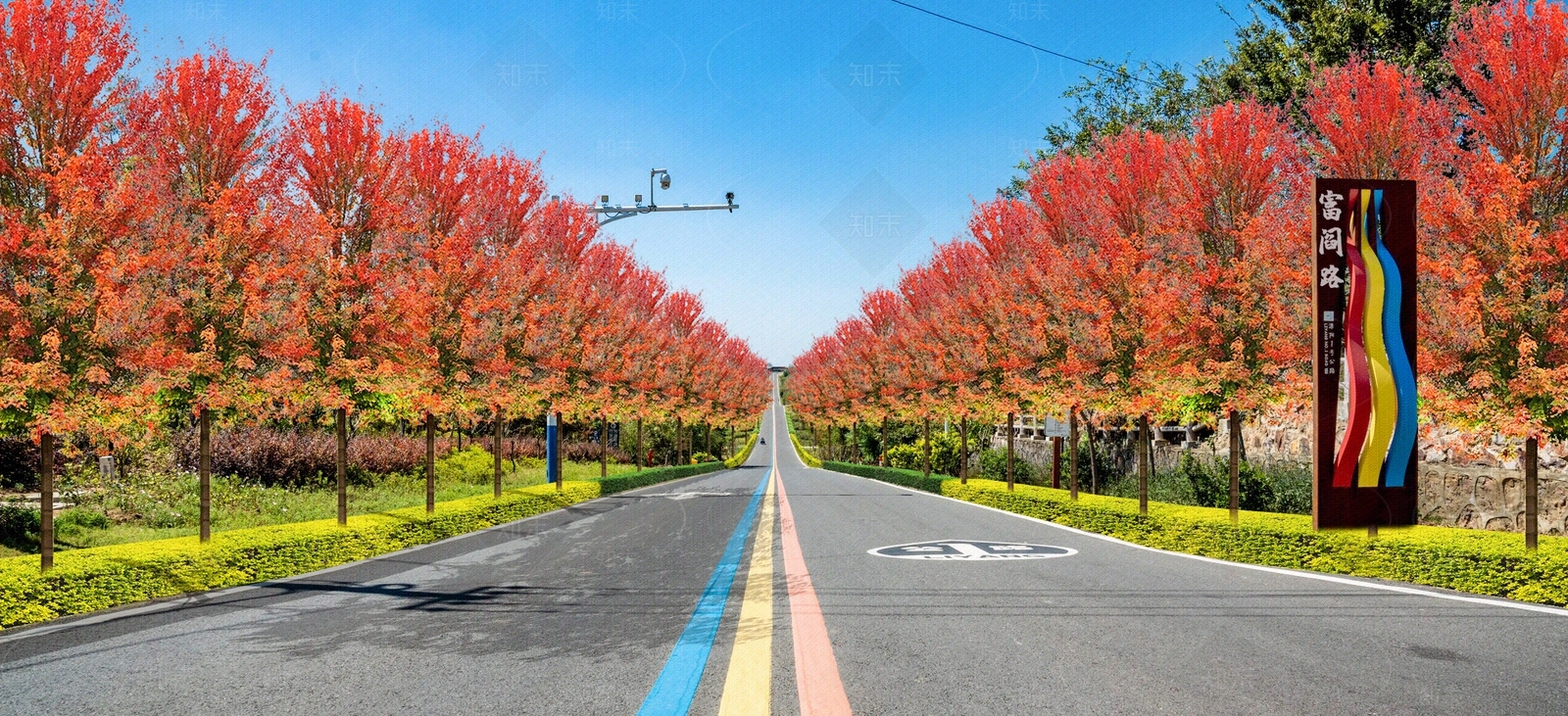 现代街道外景贴图下载【ID:1188409914】