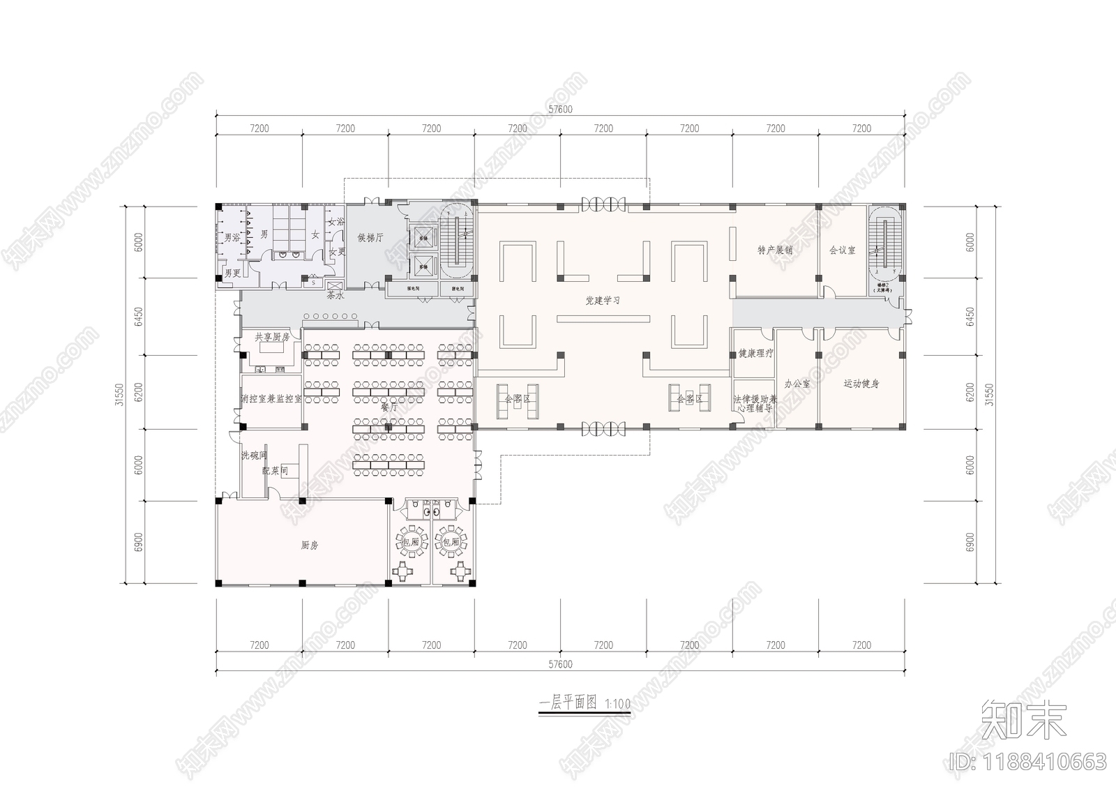 现代其他建筑施工图下载【ID:1188410663】