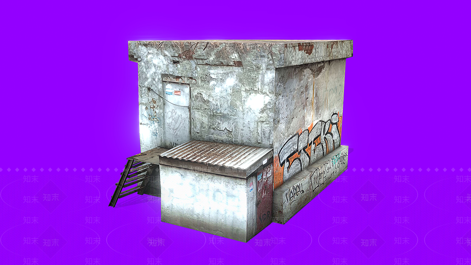 现代艺术风格建筑3D模型下载【ID:1188411837】