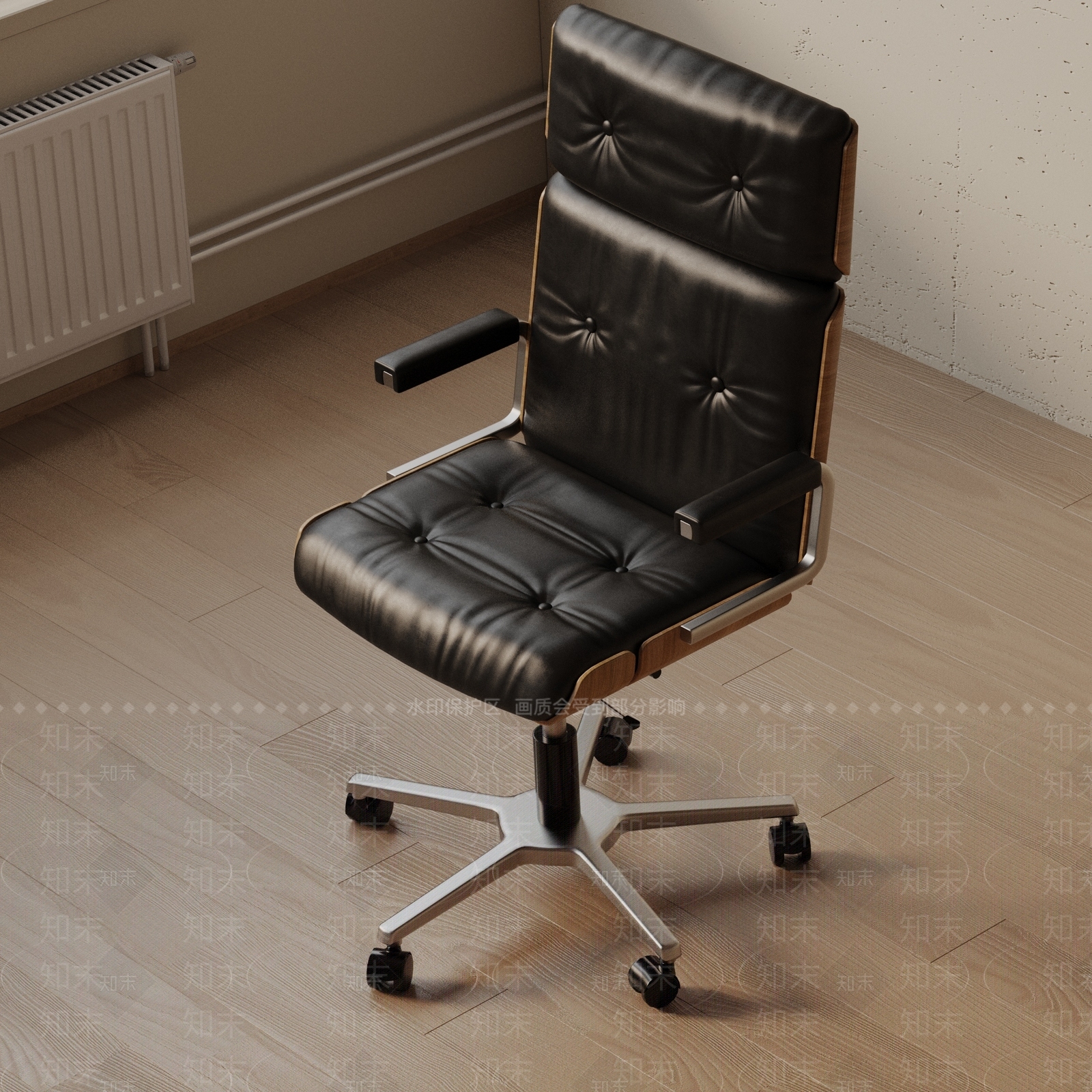 现代办公椅3D模型下载【ID:1188416733】