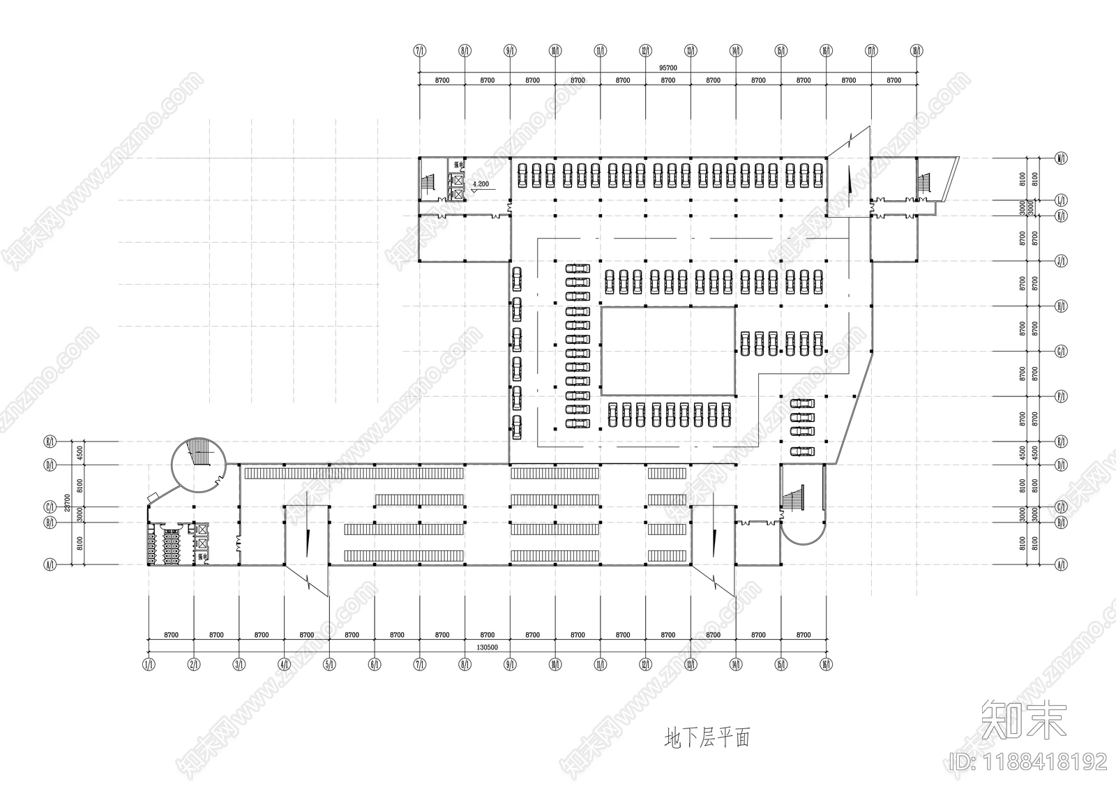 现代学校建筑cad施工图下载【ID:1188418192】