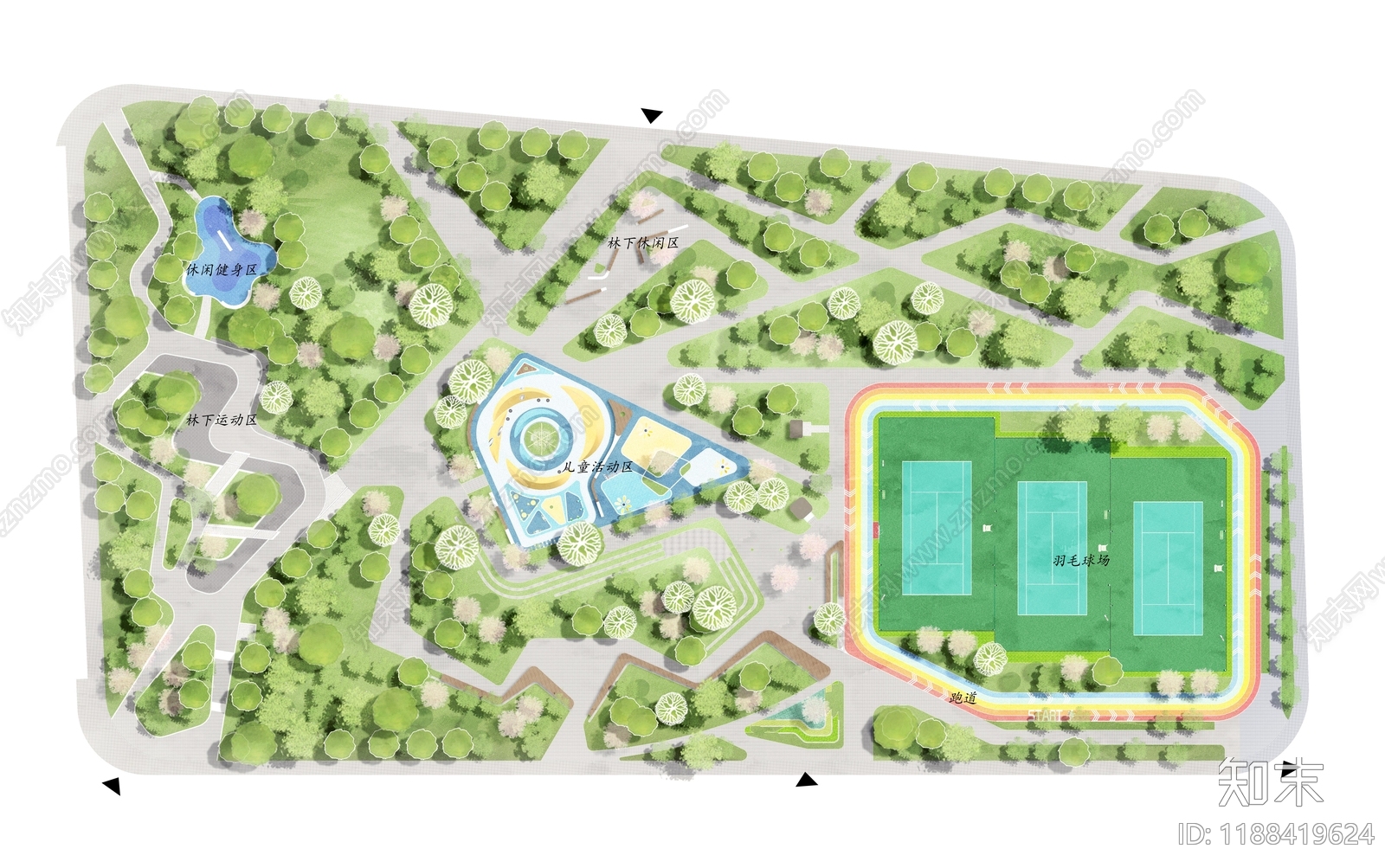 口袋公园施工图下载【ID:1188419624】