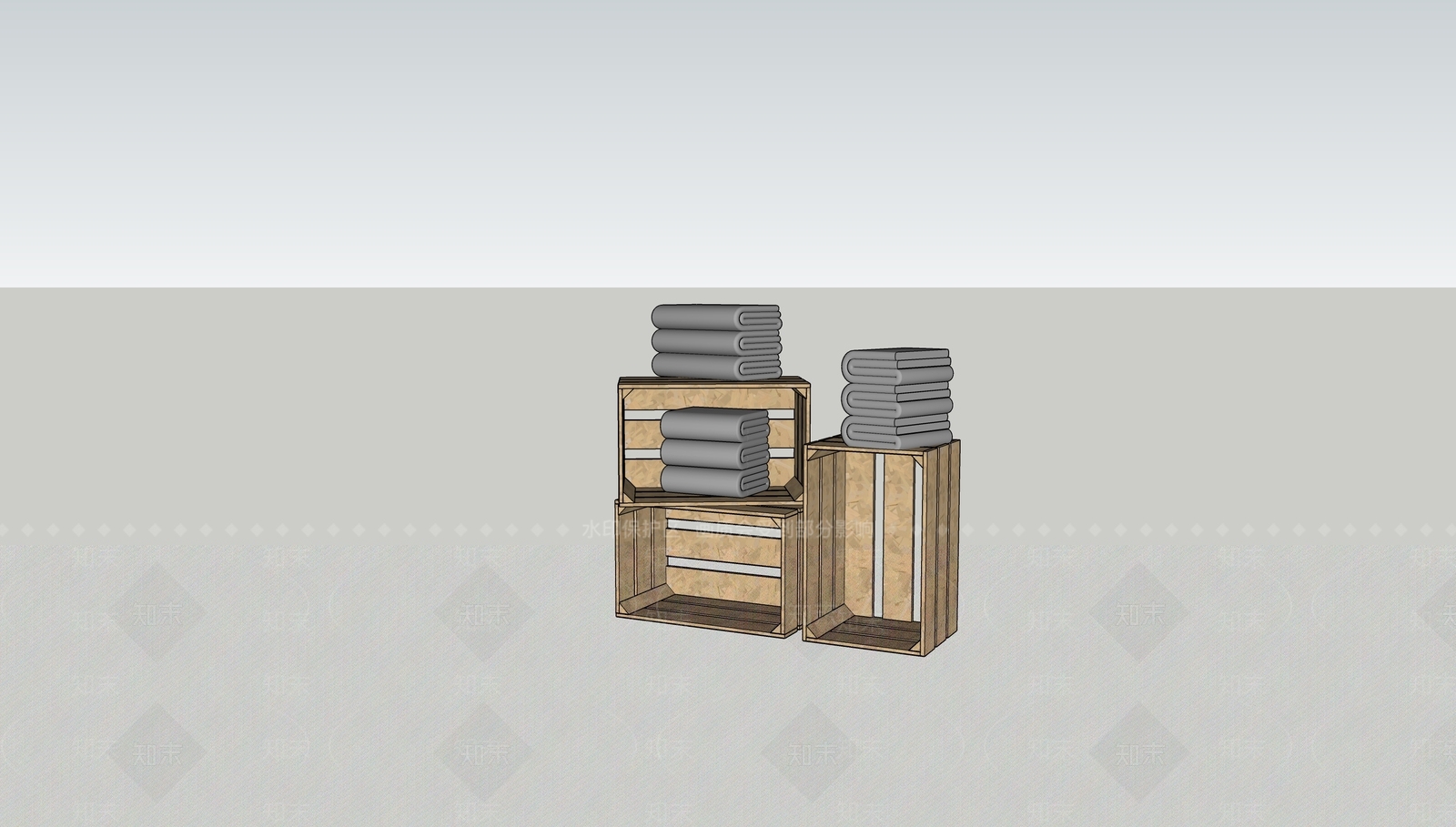 原木北欧服装店SU模型下载【ID:1188420249】