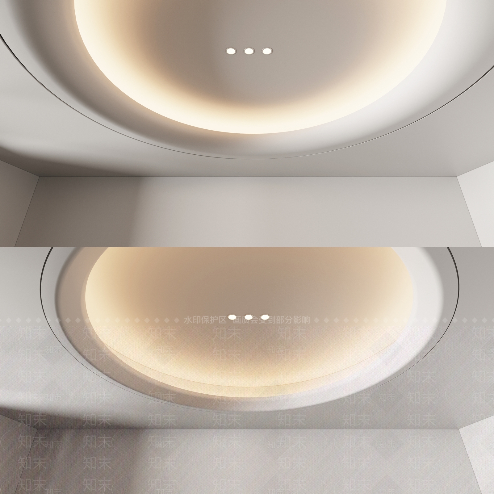 现代吊顶SU模型下载【ID:1188420629】