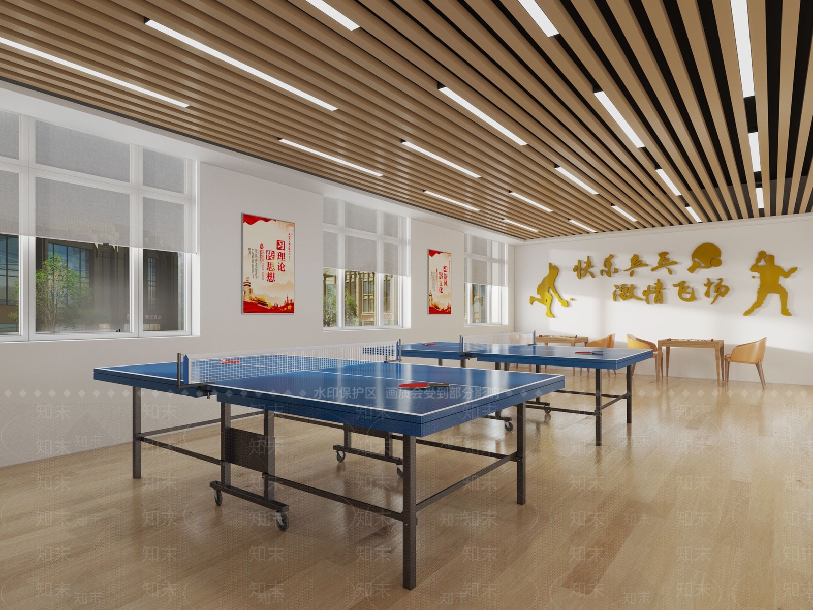 现代党建室3D模型下载【ID:1215055763】