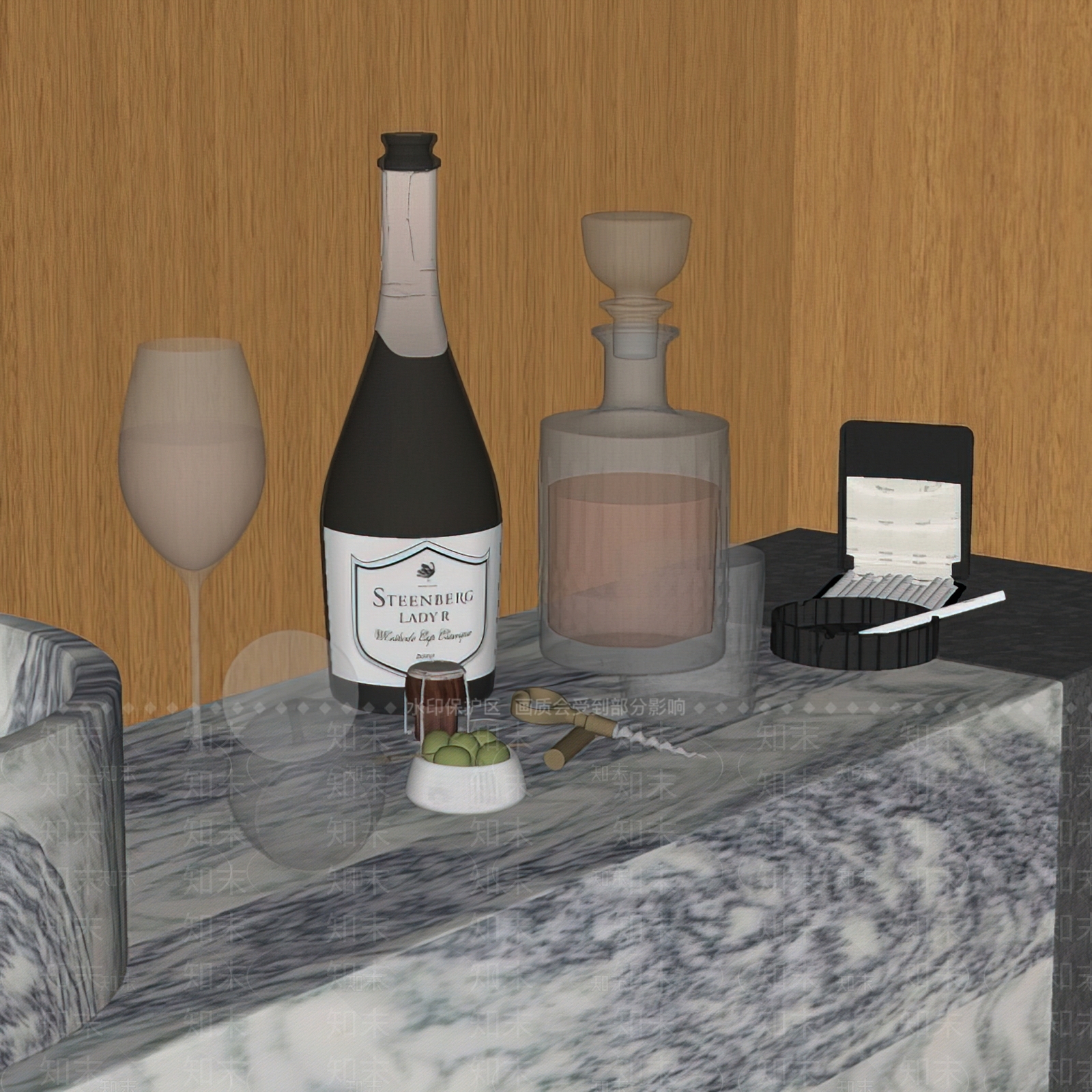 酒具SU模型下载【ID:1188420672】