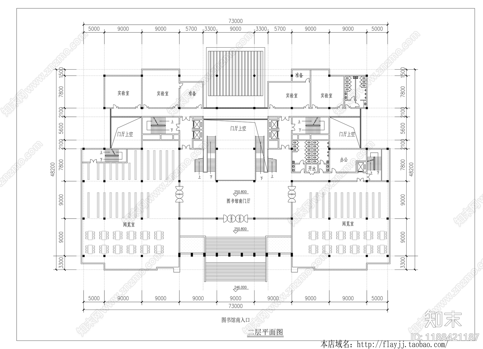 现代学校建筑cad施工图下载【ID:1188421187】