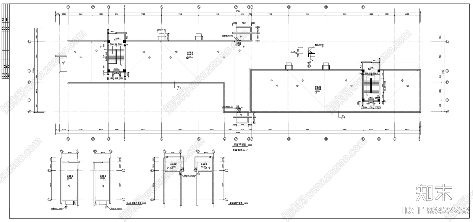 现代学校建筑cad施工图下载【ID:1188422238】