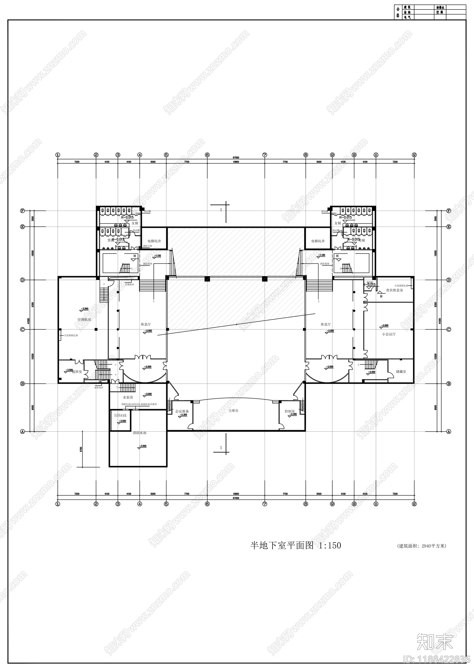 现代学校建筑cad施工图下载【ID:1188422836】