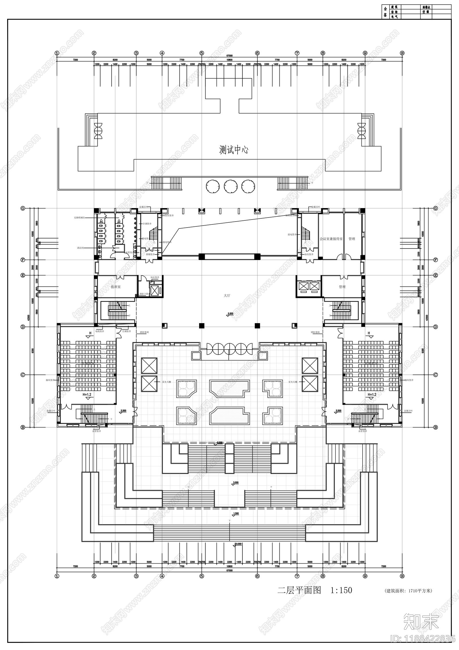 现代学校建筑cad施工图下载【ID:1188422836】