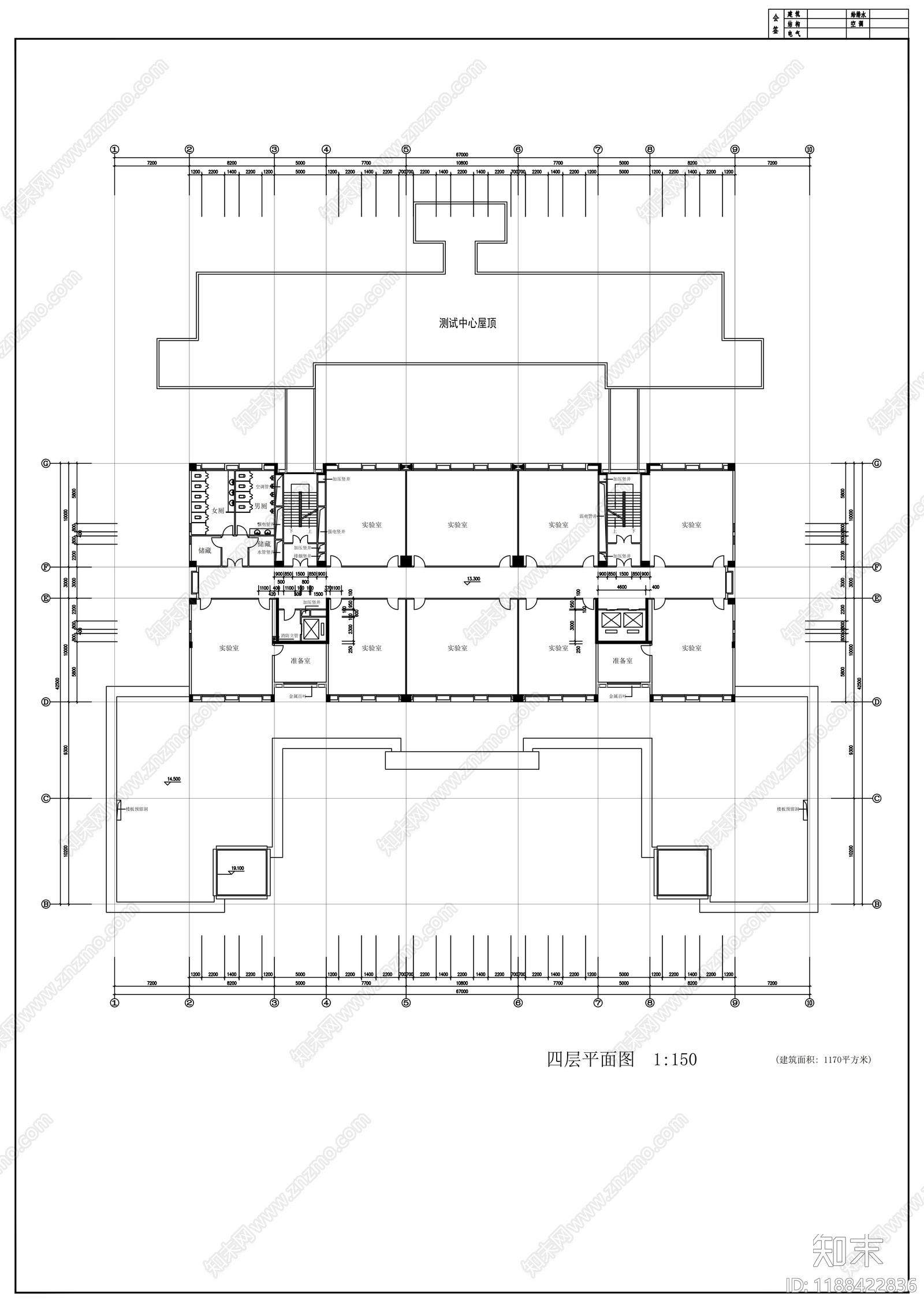 现代学校建筑cad施工图下载【ID:1188422836】