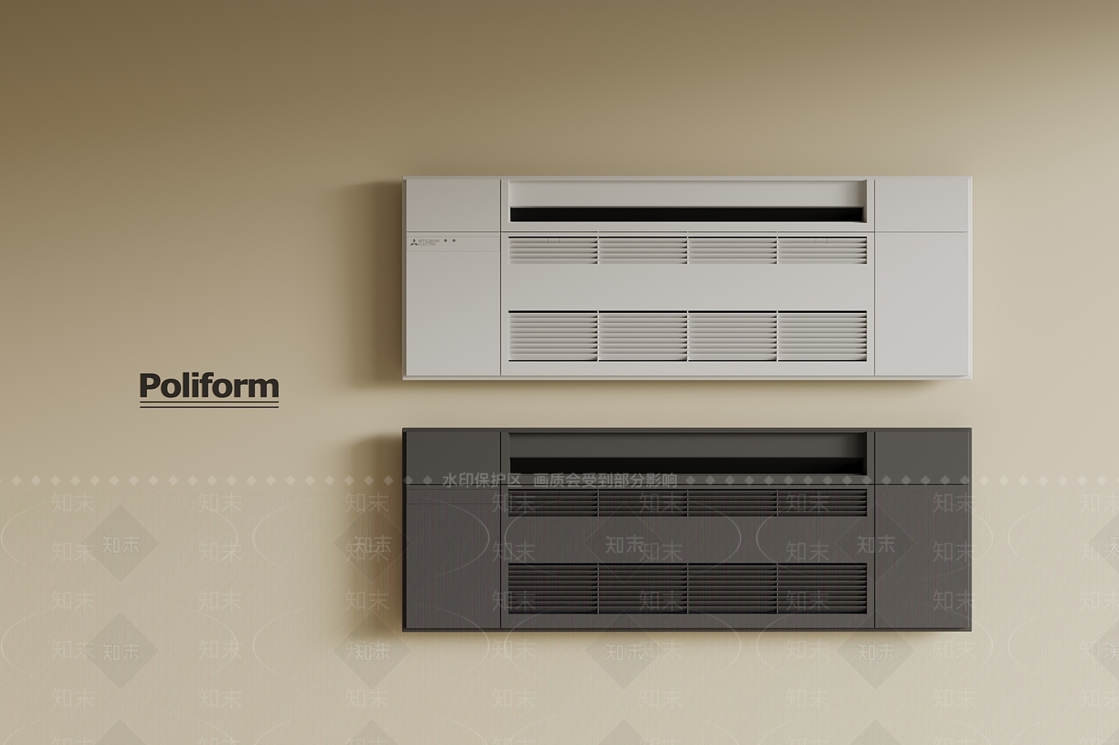 空调出风口SU模型下载【ID:1188426095】