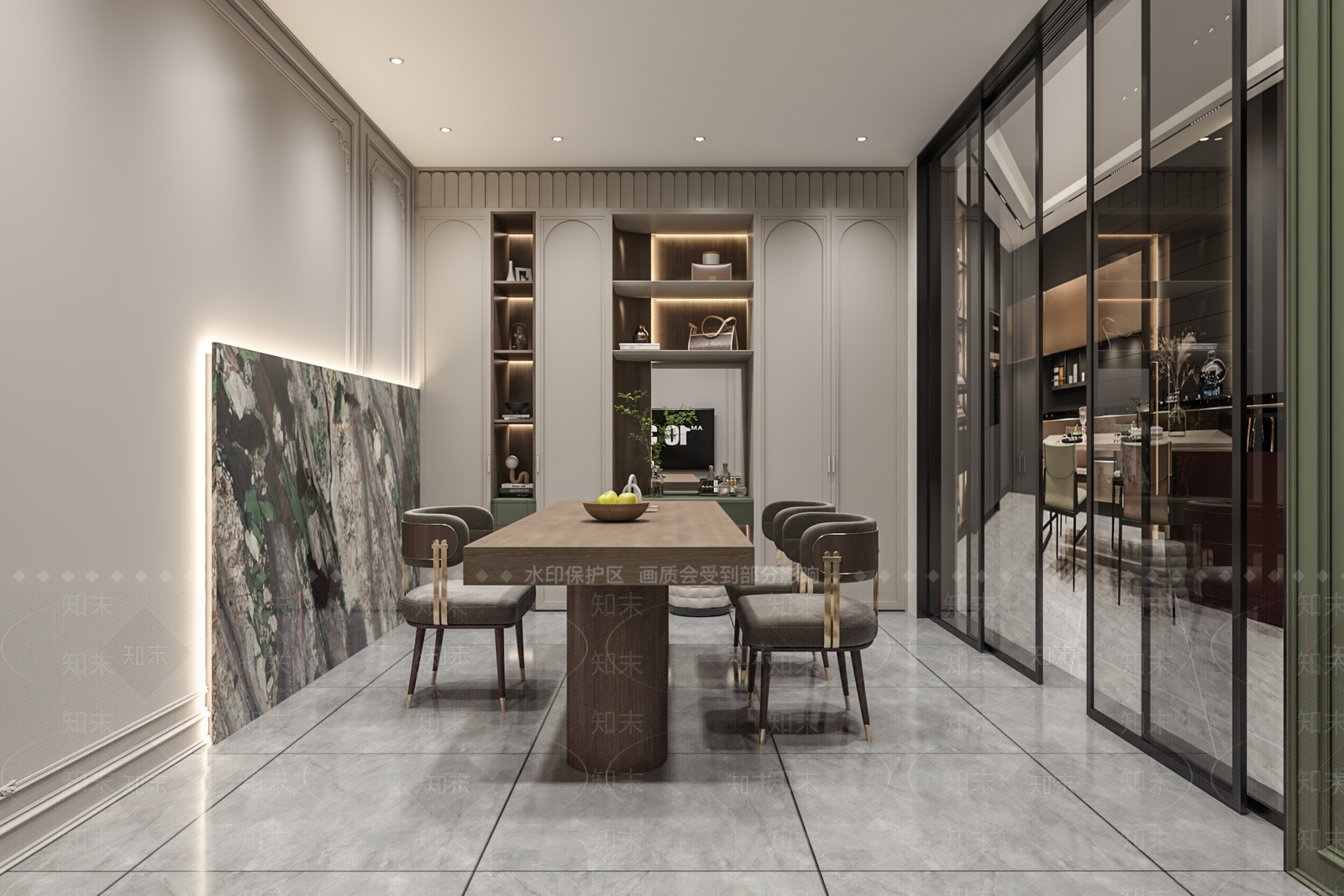 现代法式家居专卖店3D模型下载【ID:1188430538】