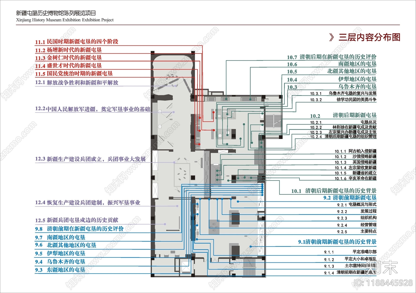 文化展厅施工图下载【ID:1188445928】