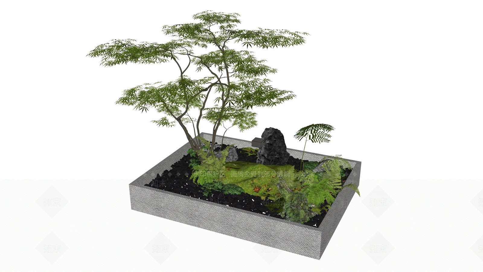 植物组合SU模型下载【ID:1188449423】