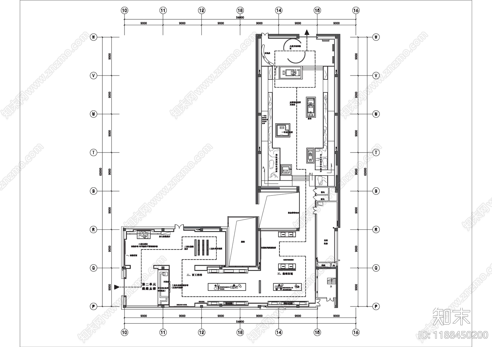 文化展厅施工图下载【ID:1188450200】