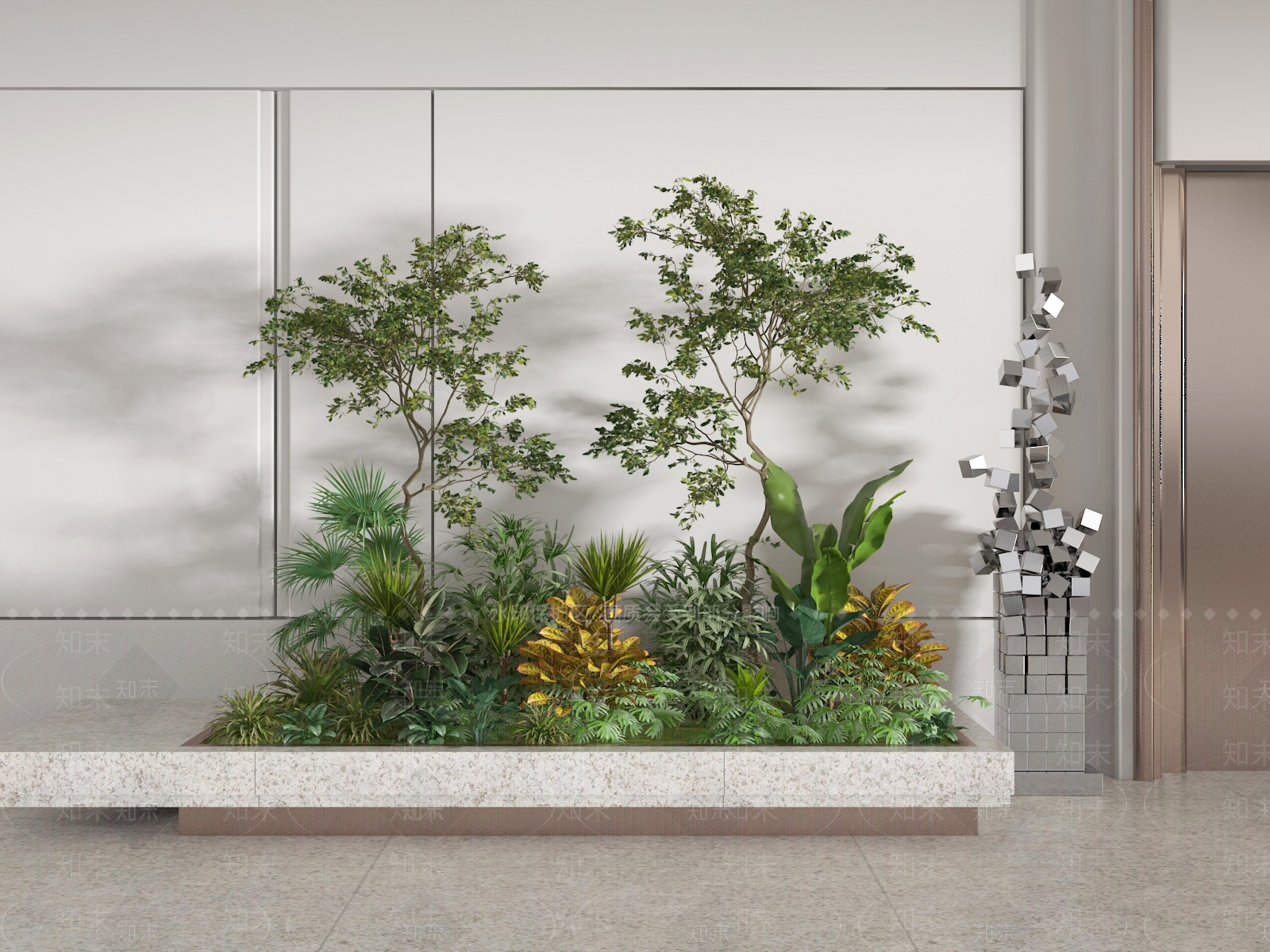 植物组合SU模型下载【ID:1188463078】