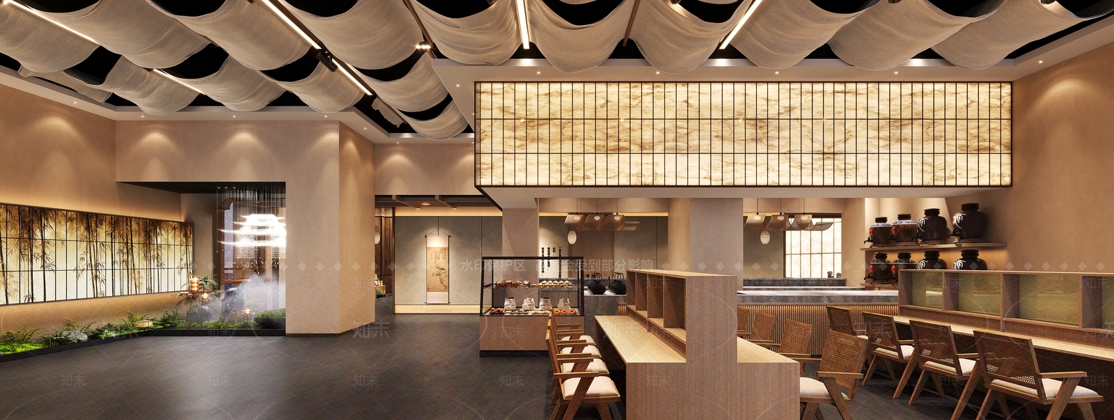 新中式禅意美容院3D模型下载【ID:1188466183】